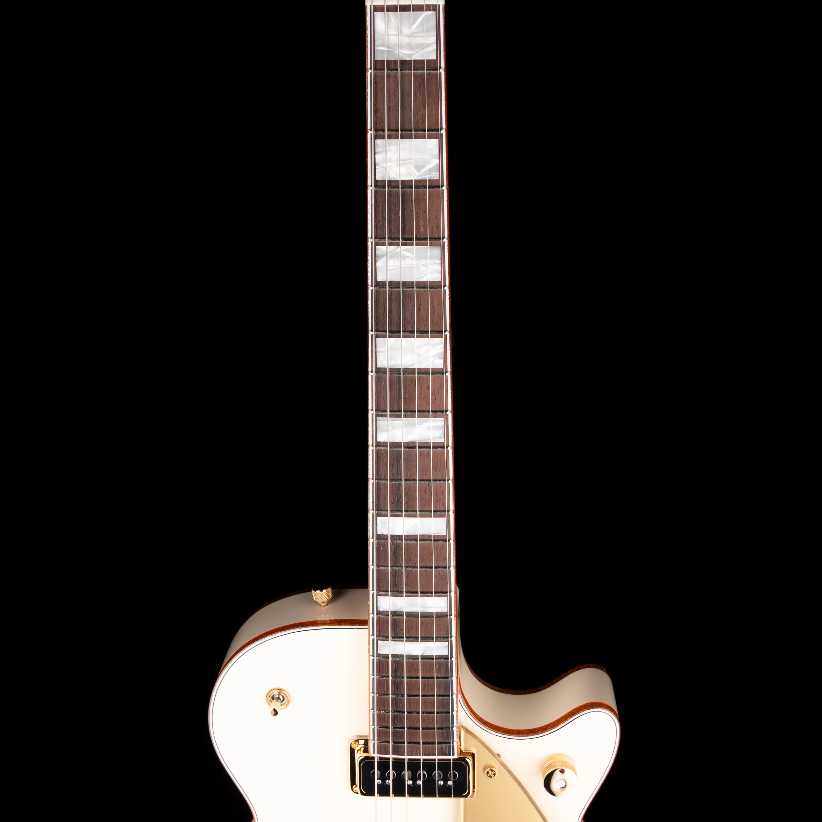 Gretsch Custom Shop Masterbuilt G6134-55 1955 White Penguin NOS Brazilian Rosewood Aged White - Image 8