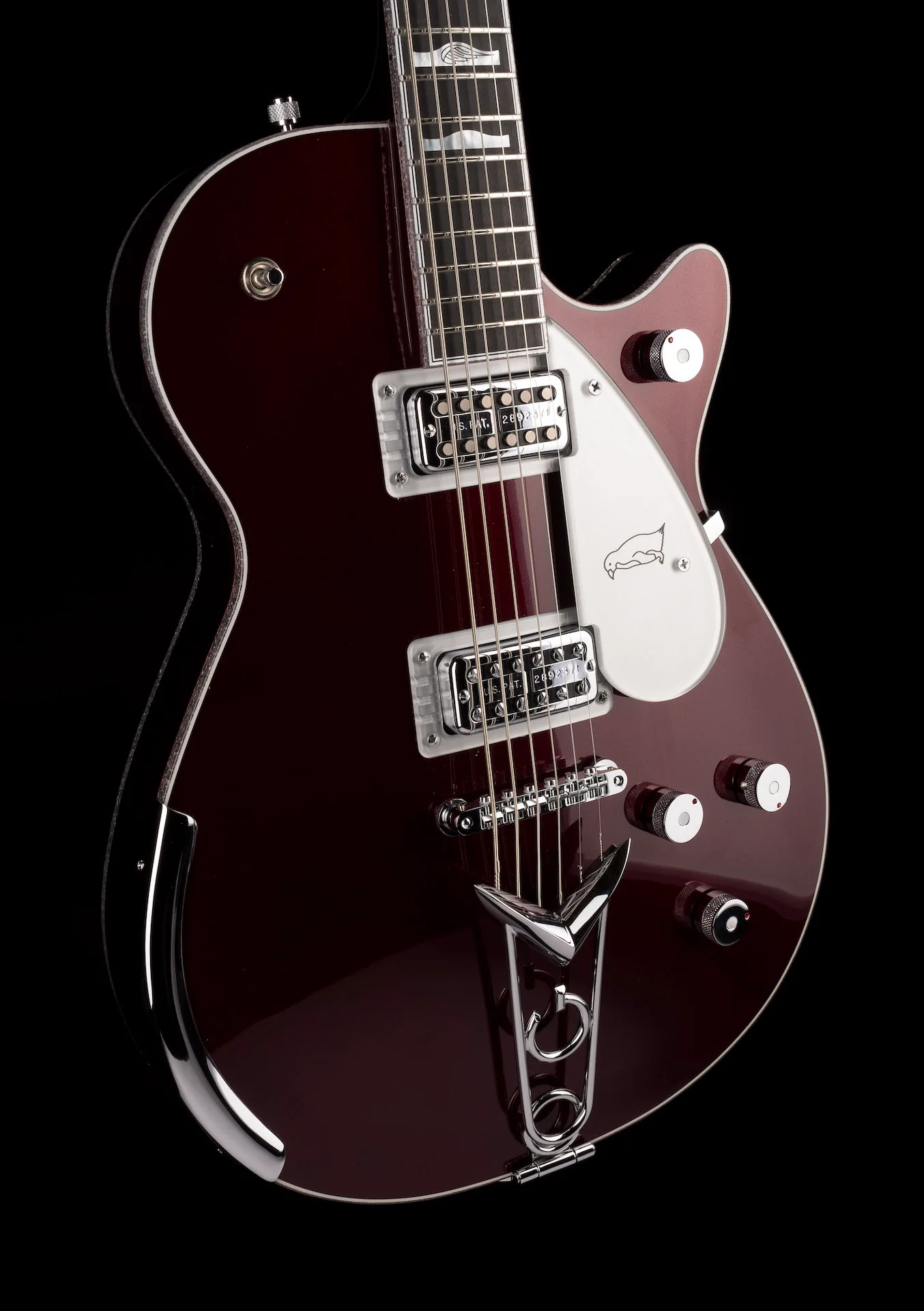 Gretsch Custom Shop Masterbuilt G6134-CST Baritone Penguin NOS Oxblood With Case - Image 10