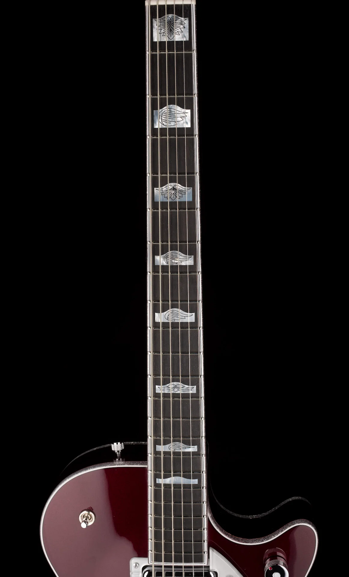 Gretsch Custom Shop Masterbuilt G6134-CST Baritone Penguin NOS Oxblood With Case - Image 12