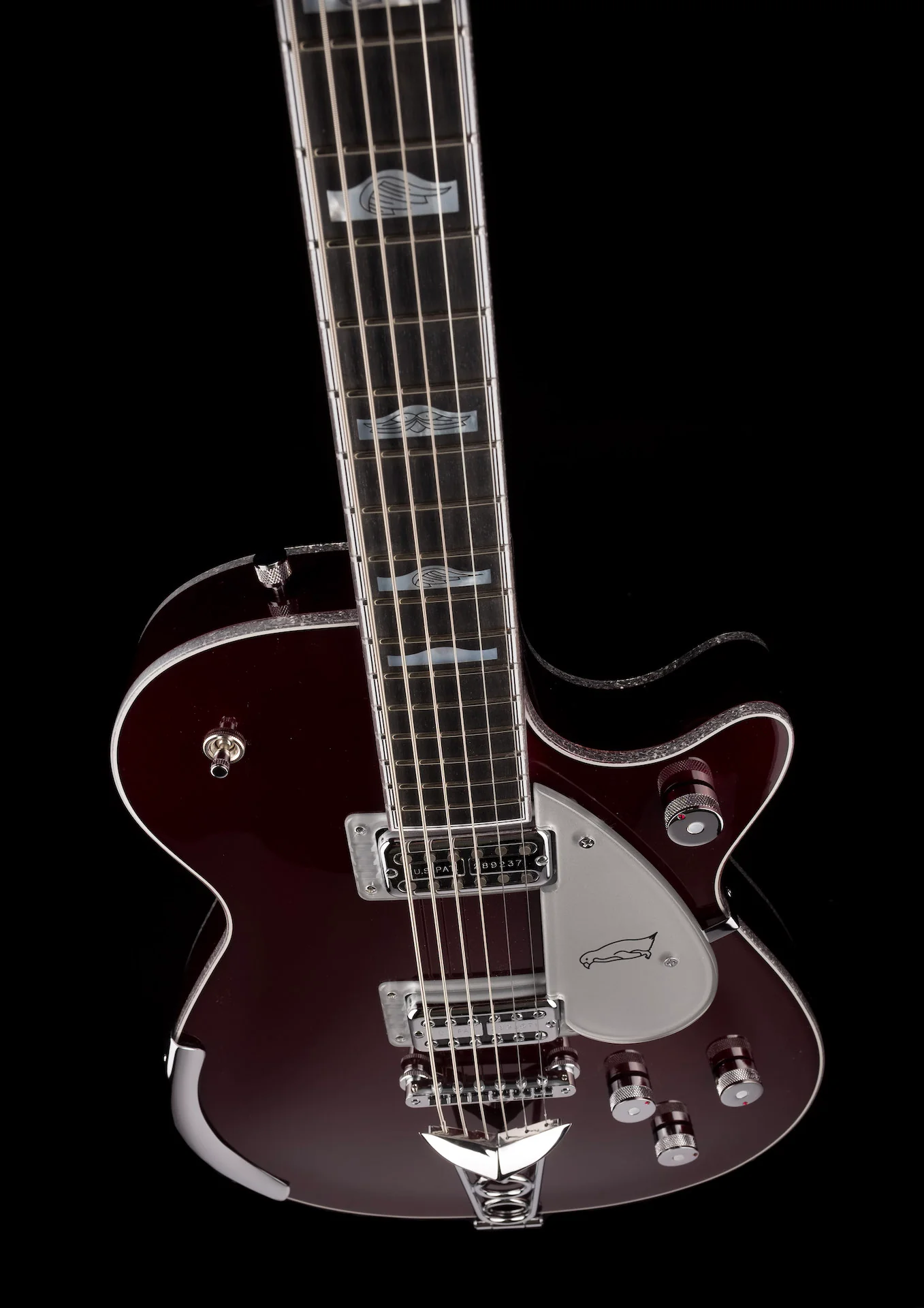Gretsch Custom Shop Masterbuilt G6134-CST Baritone Penguin NOS Oxblood With Case - Image 4