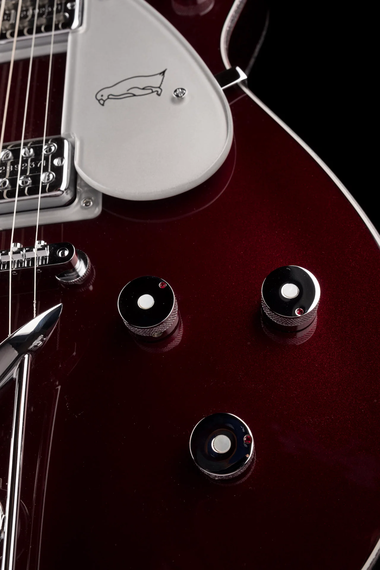 Gretsch Custom Shop Masterbuilt G6134-CST Baritone Penguin NOS Oxblood With Case - Image 8