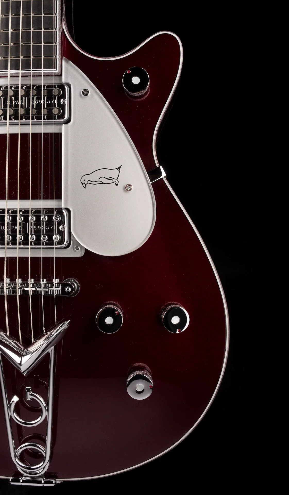 Gretsch Custom Shop Masterbuilt G6134-CST Baritone Penguin NOS Oxblood With Case - Image 9