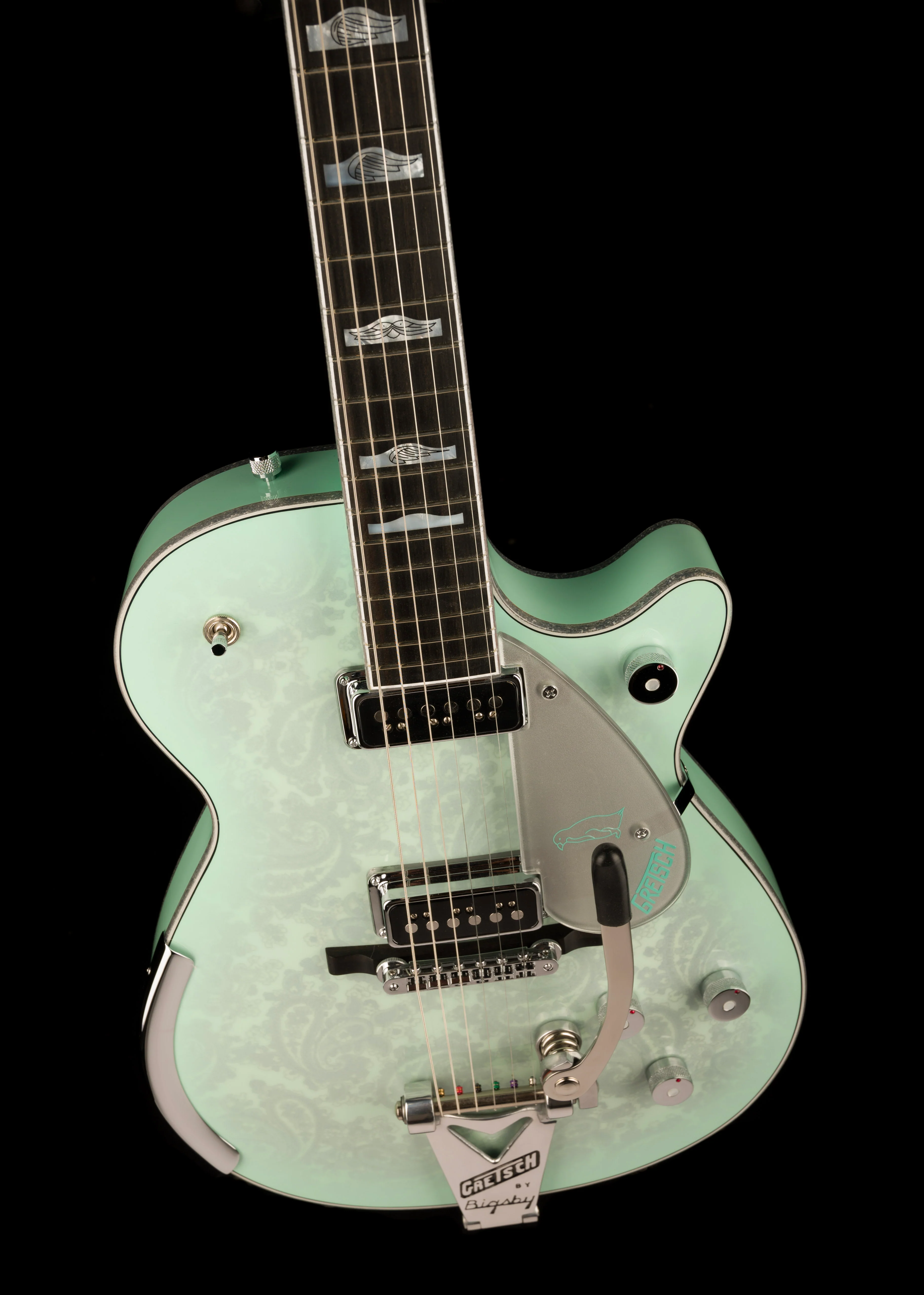 Gretsch Custom Shop Masterbuilt G6134CS 1955 Surf Paisley Penguin NOS - Image 4