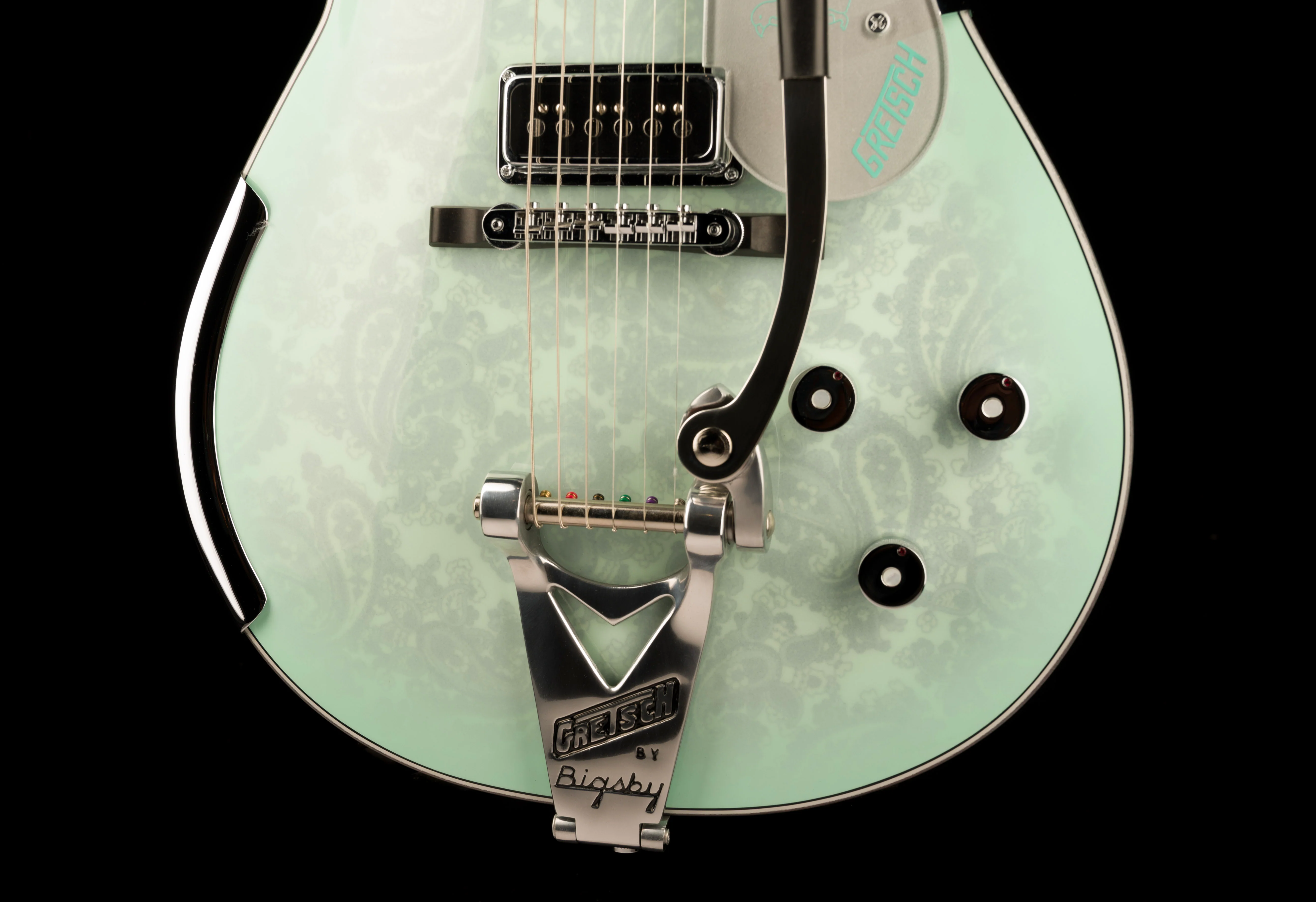 Gretsch Custom Shop Masterbuilt G6134CS 1955 Surf Paisley Penguin NOS - Image 5