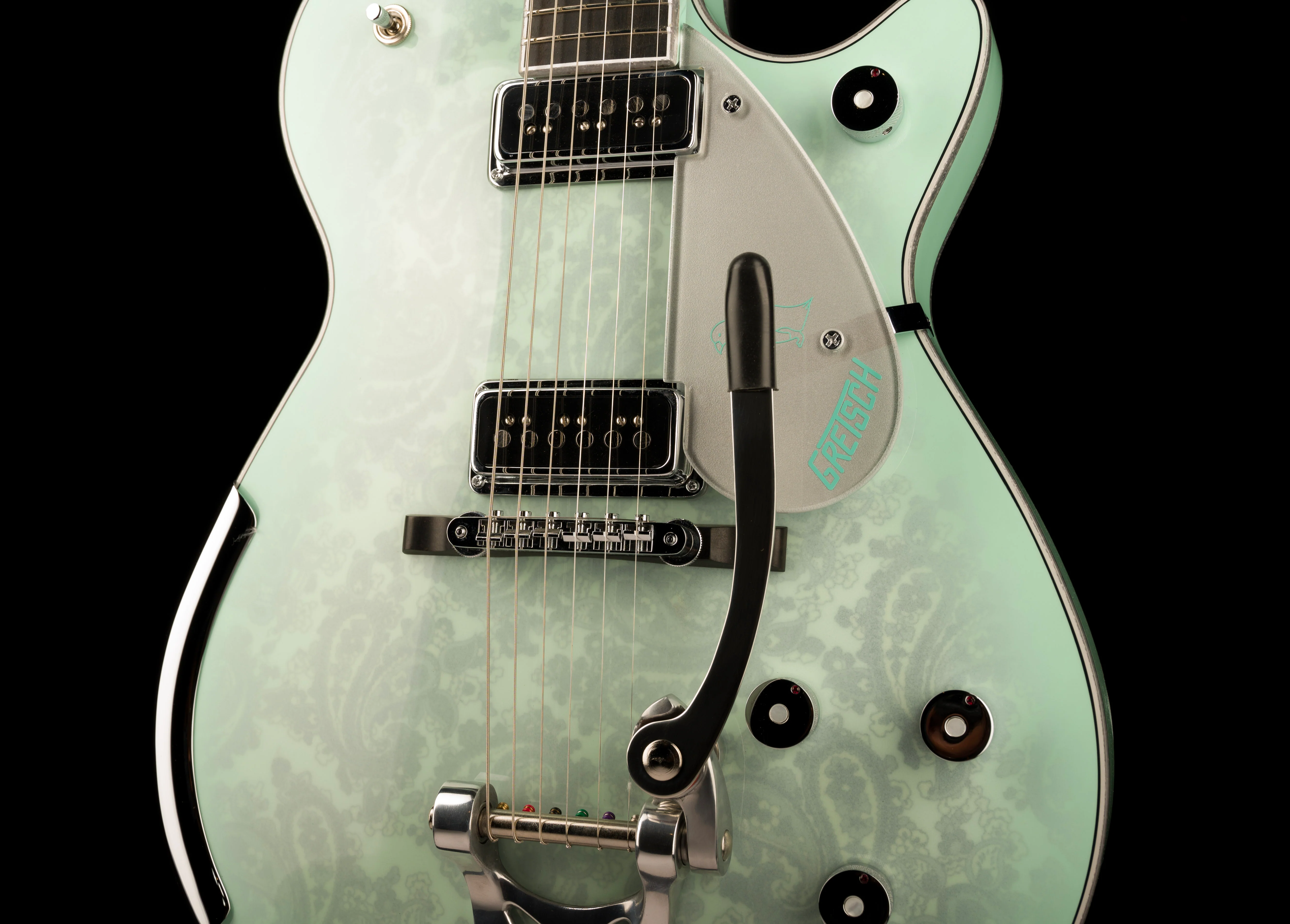 Gretsch Custom Shop Masterbuilt G6134CS 1955 Surf Paisley Penguin NOS - Image 6