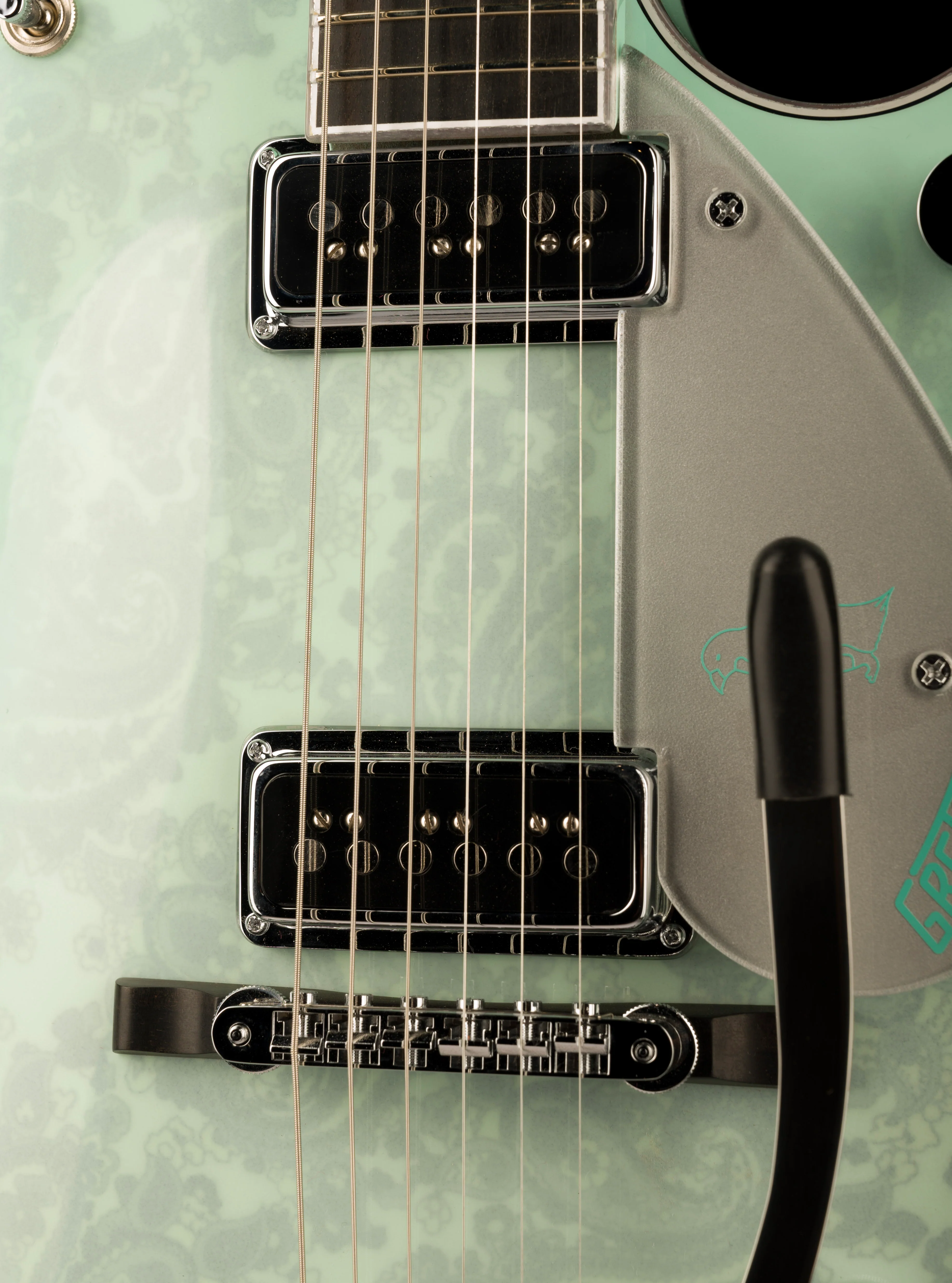 Gretsch Custom Shop Masterbuilt G6134CS 1955 Surf Paisley Penguin NOS - Image 7