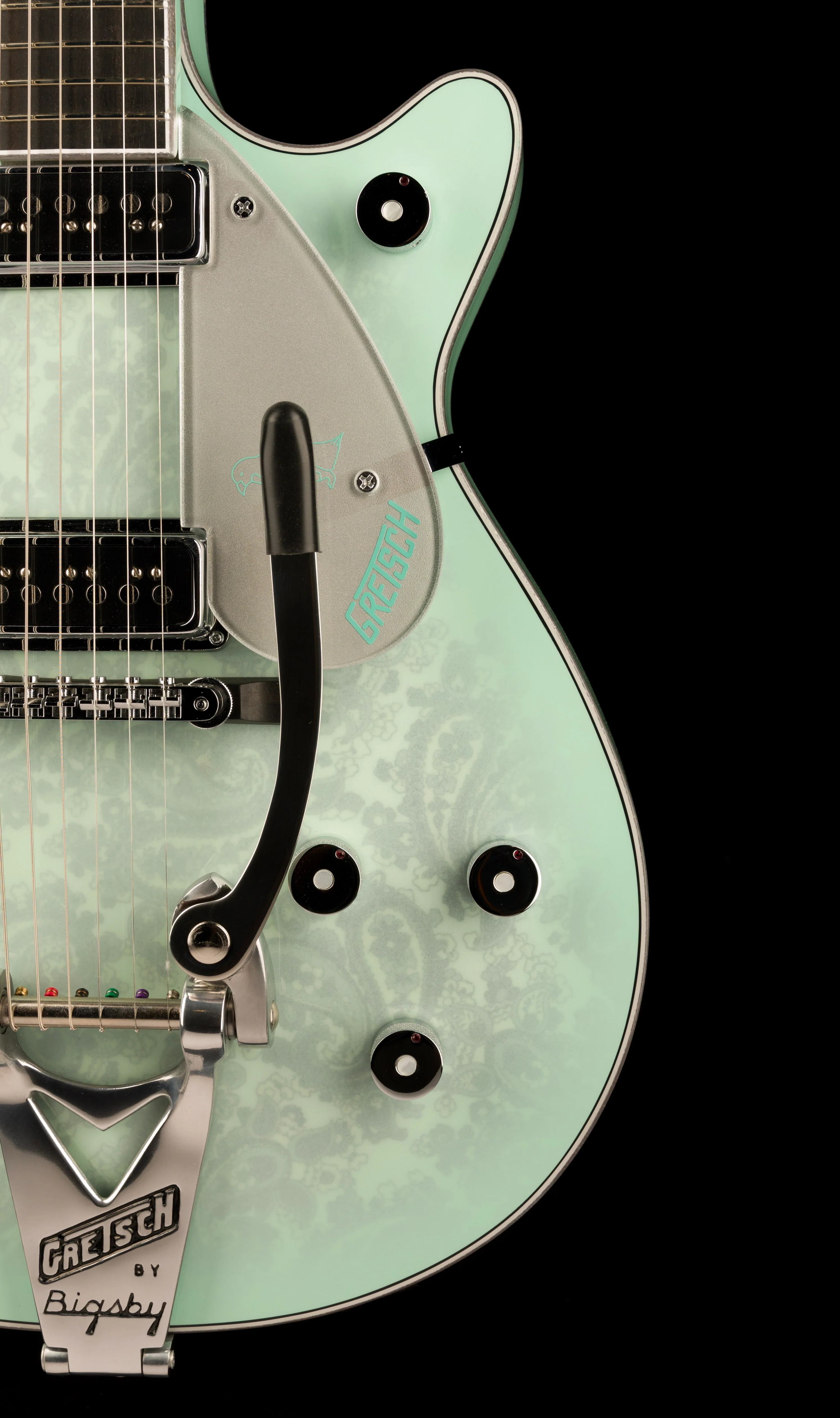 Gretsch Custom Shop Masterbuilt G6134CS 1955 Surf Paisley Penguin NOS - Image 9