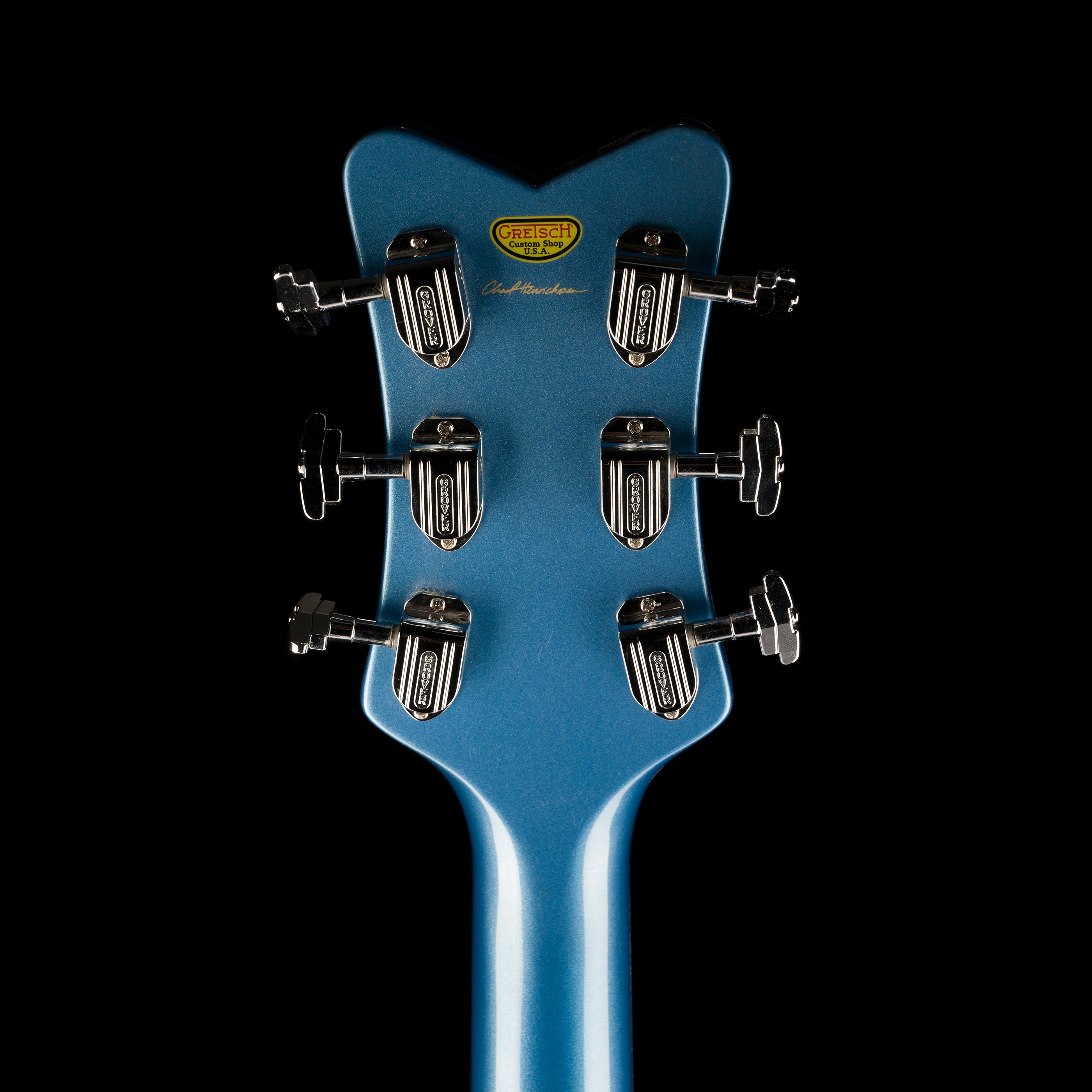 Gretsch Custom Shop Masterbuilt G6134CST Baritone Penguin NOS Lake Placid Blue With Case - Image 17