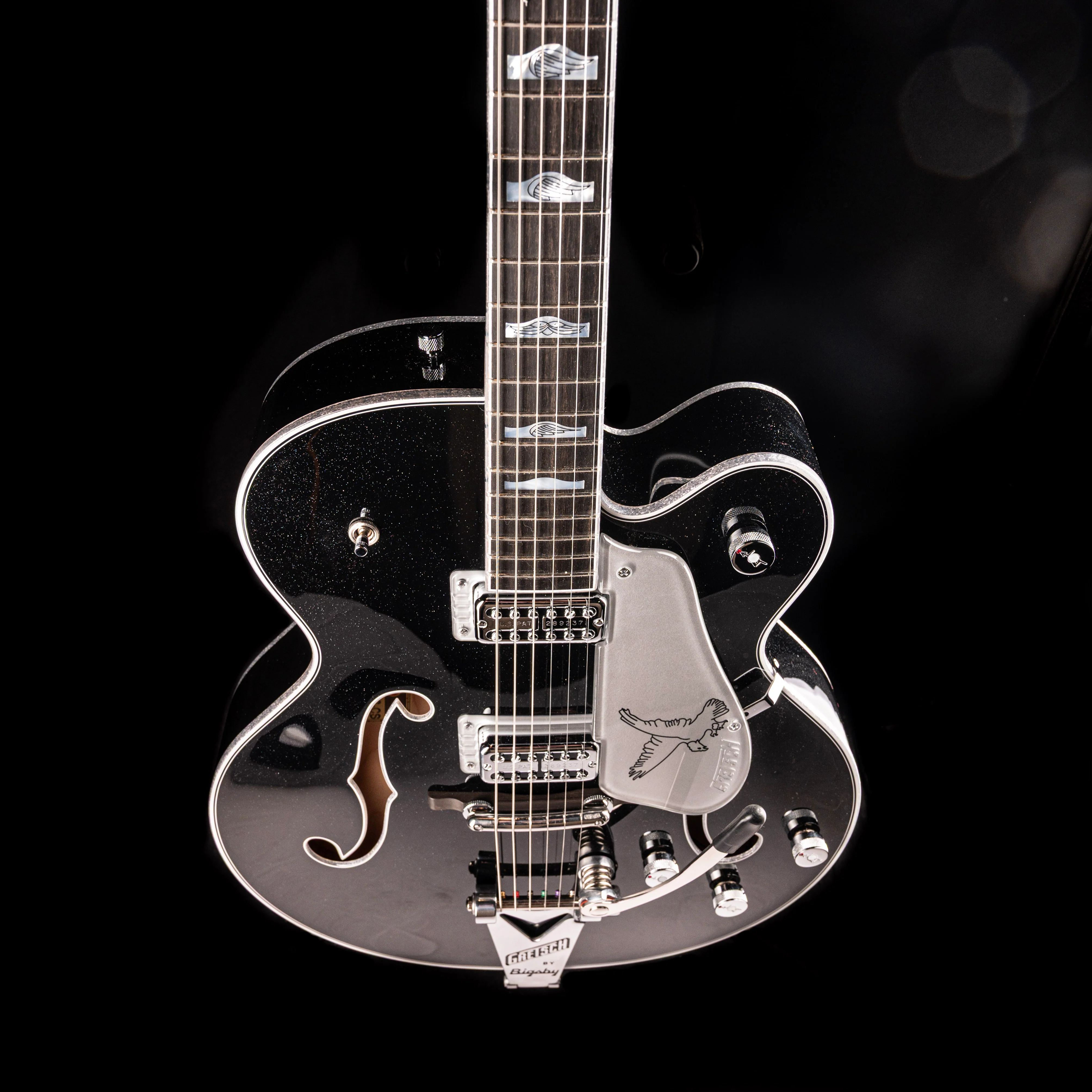 Gretsch Custom Shop Masterbuilt G6136-CS Black Metallic Falcon NOS - Image 12