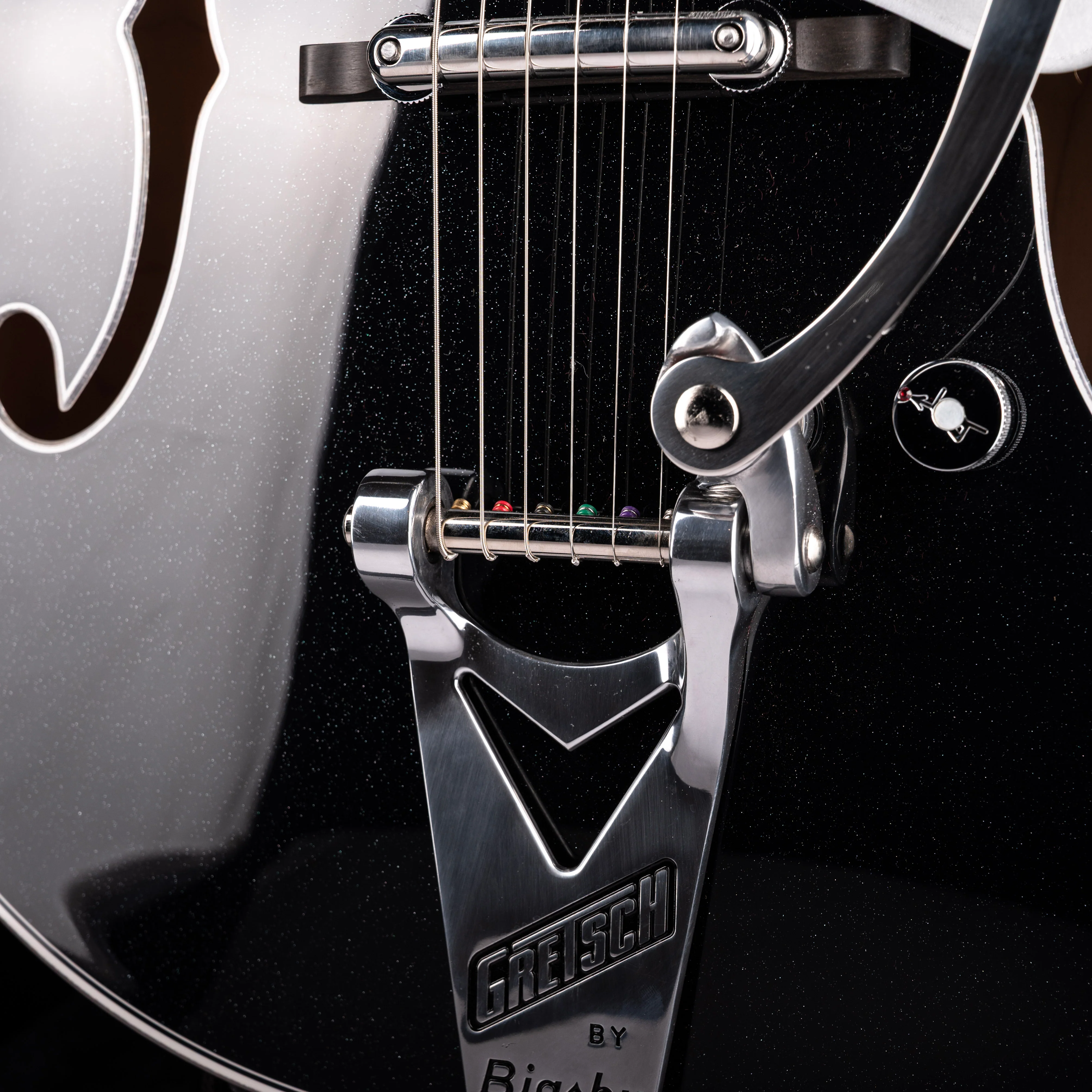 Gretsch Custom Shop Masterbuilt G6136-CS Black Metallic Falcon NOS - Image 6