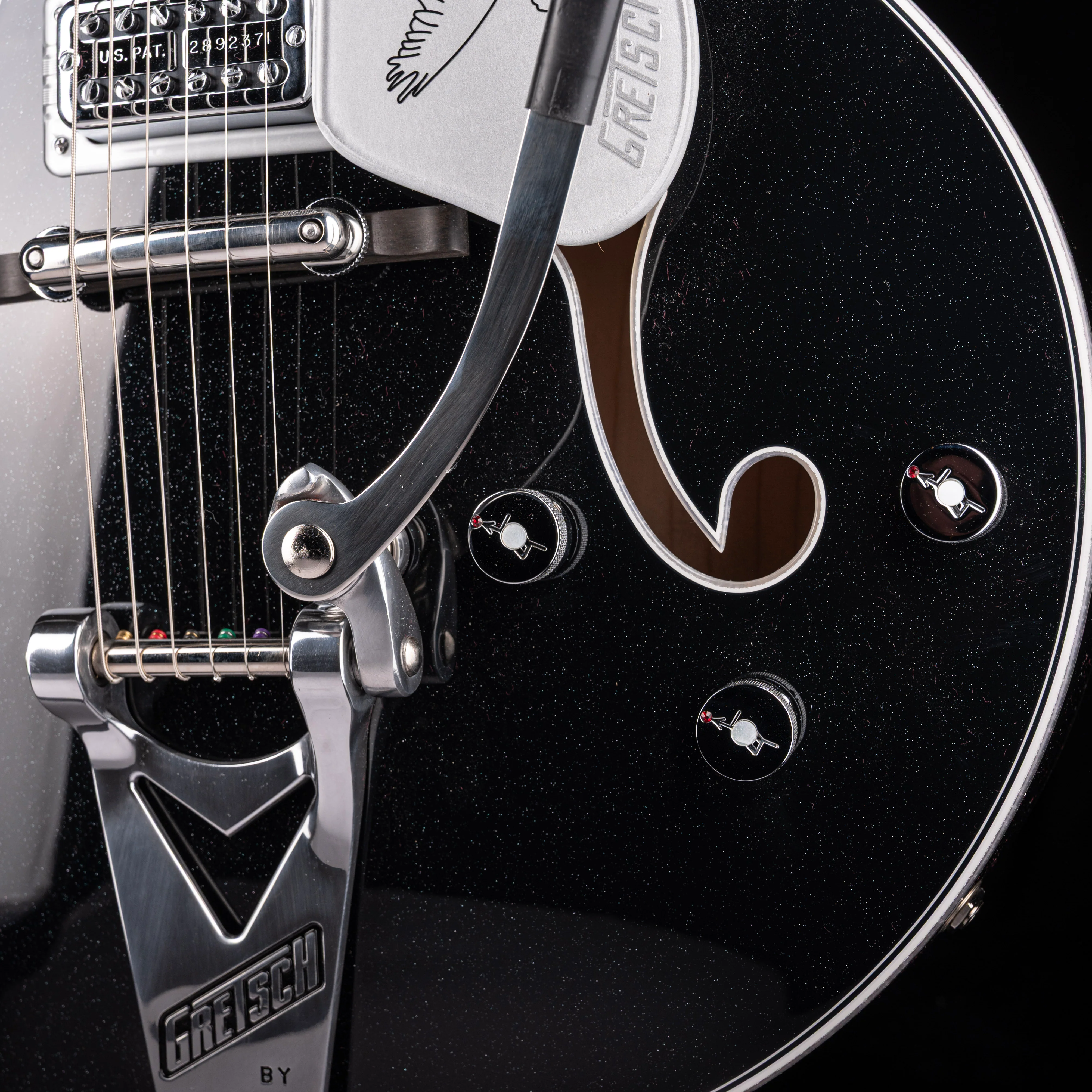 Gretsch Custom Shop Masterbuilt G6136-CS Black Metallic Falcon NOS - Image 8