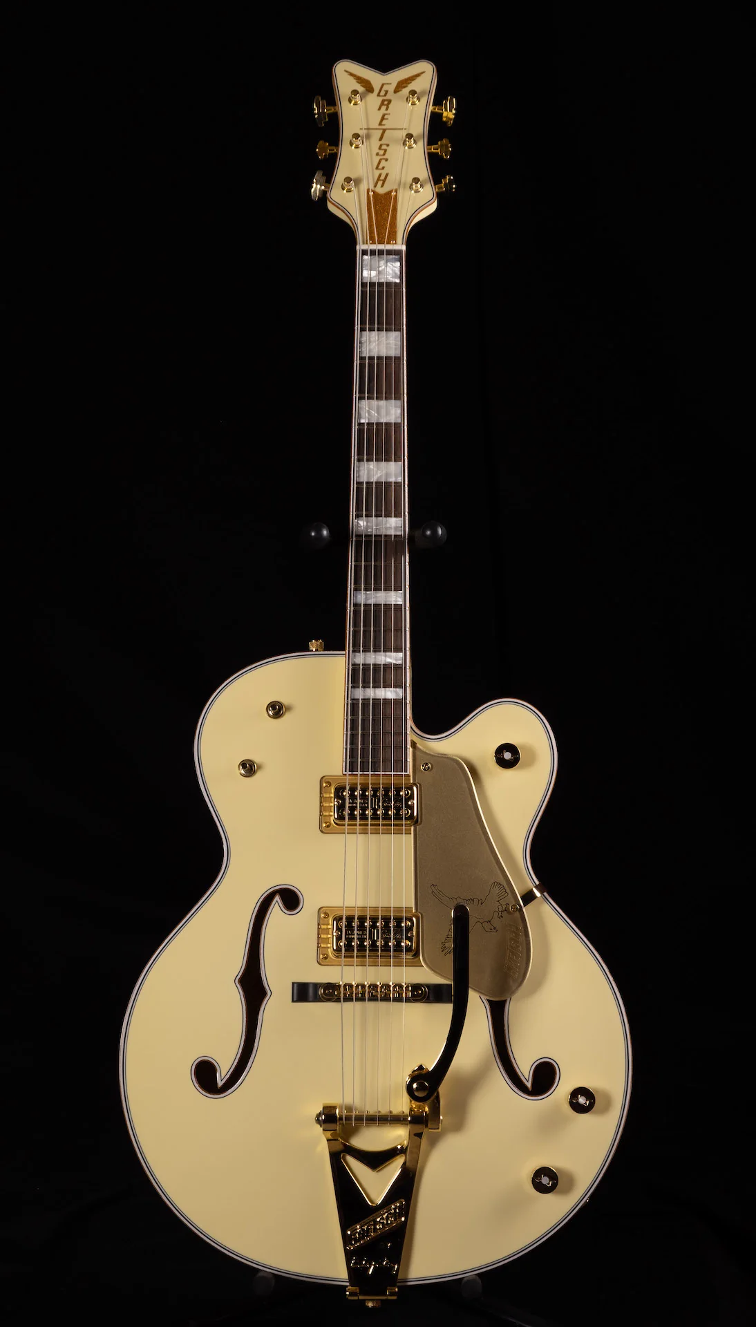 Gretsch Custom Shop Masterbuilt G6136CS-1959 Brazilian Rosewood White Falcon - Image 2