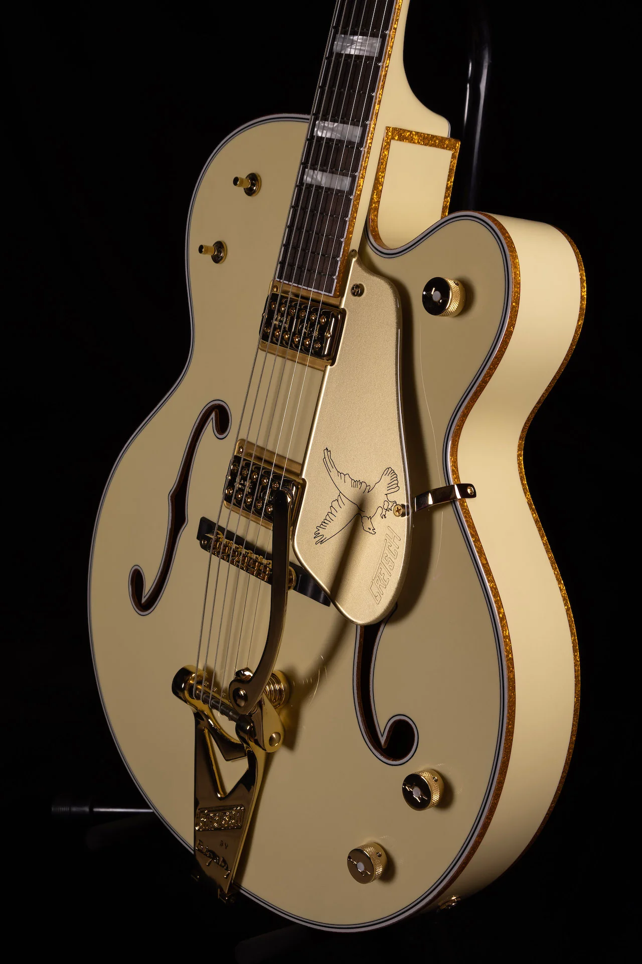 Gretsch Custom Shop Masterbuilt G6136CS-1959 Brazilian Rosewood White Falcon - Image 3