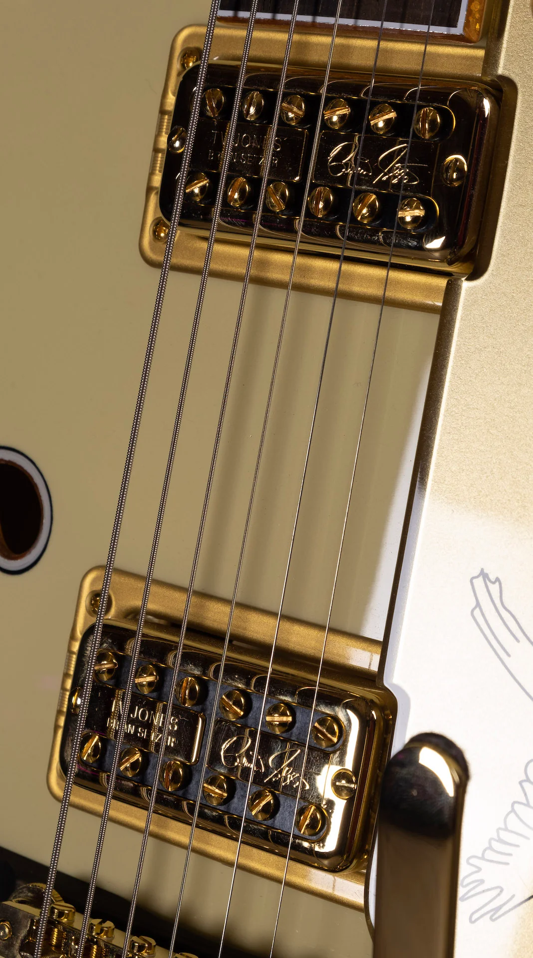 Gretsch Custom Shop Masterbuilt G6136CS-1959 Brazilian Rosewood White Falcon - Image 8