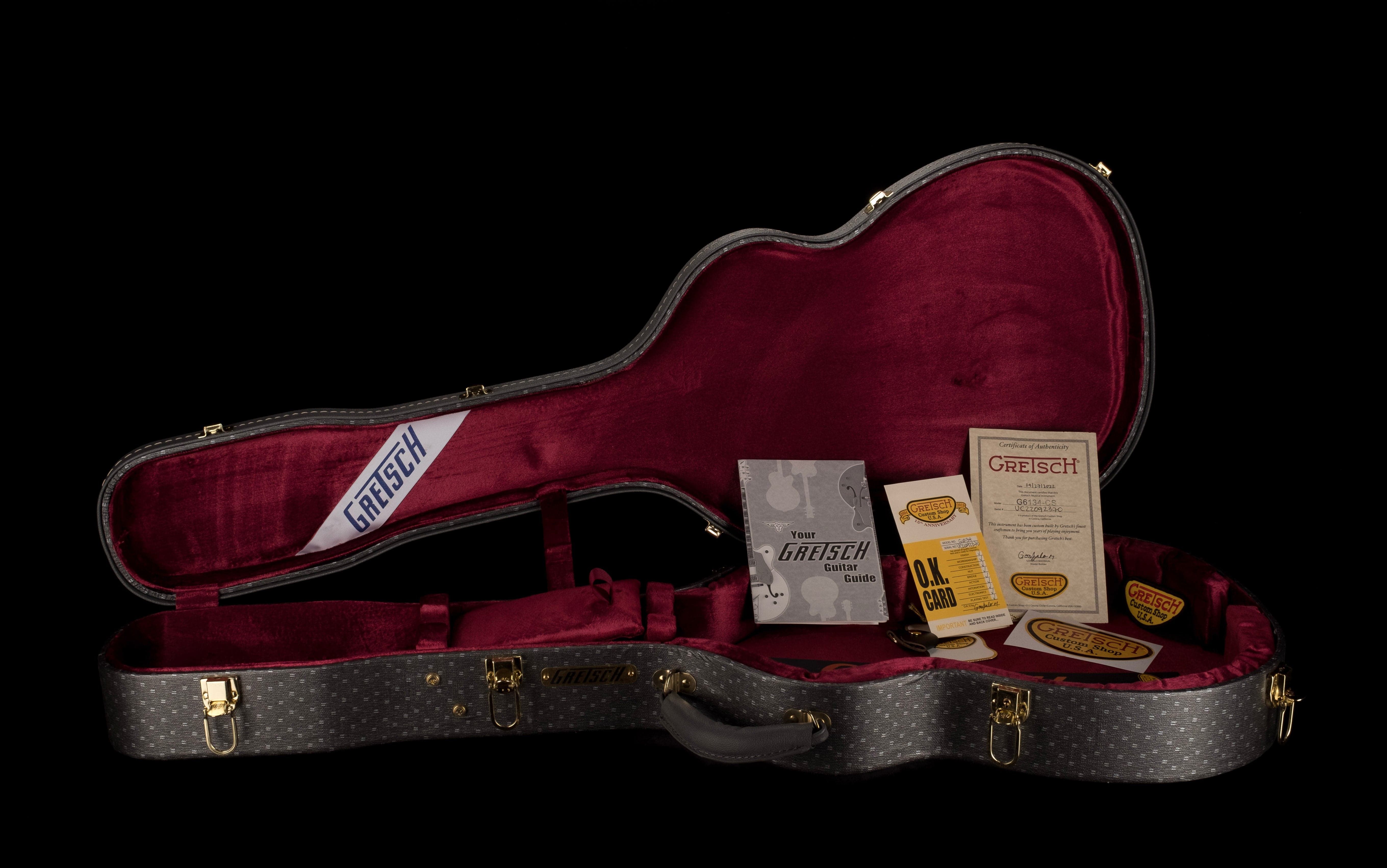 Gretsch Custom Shop Masterbuilt Gonzalo Madrigal G6134-CS 1959 Granadillo Penguin With Case - Image 20