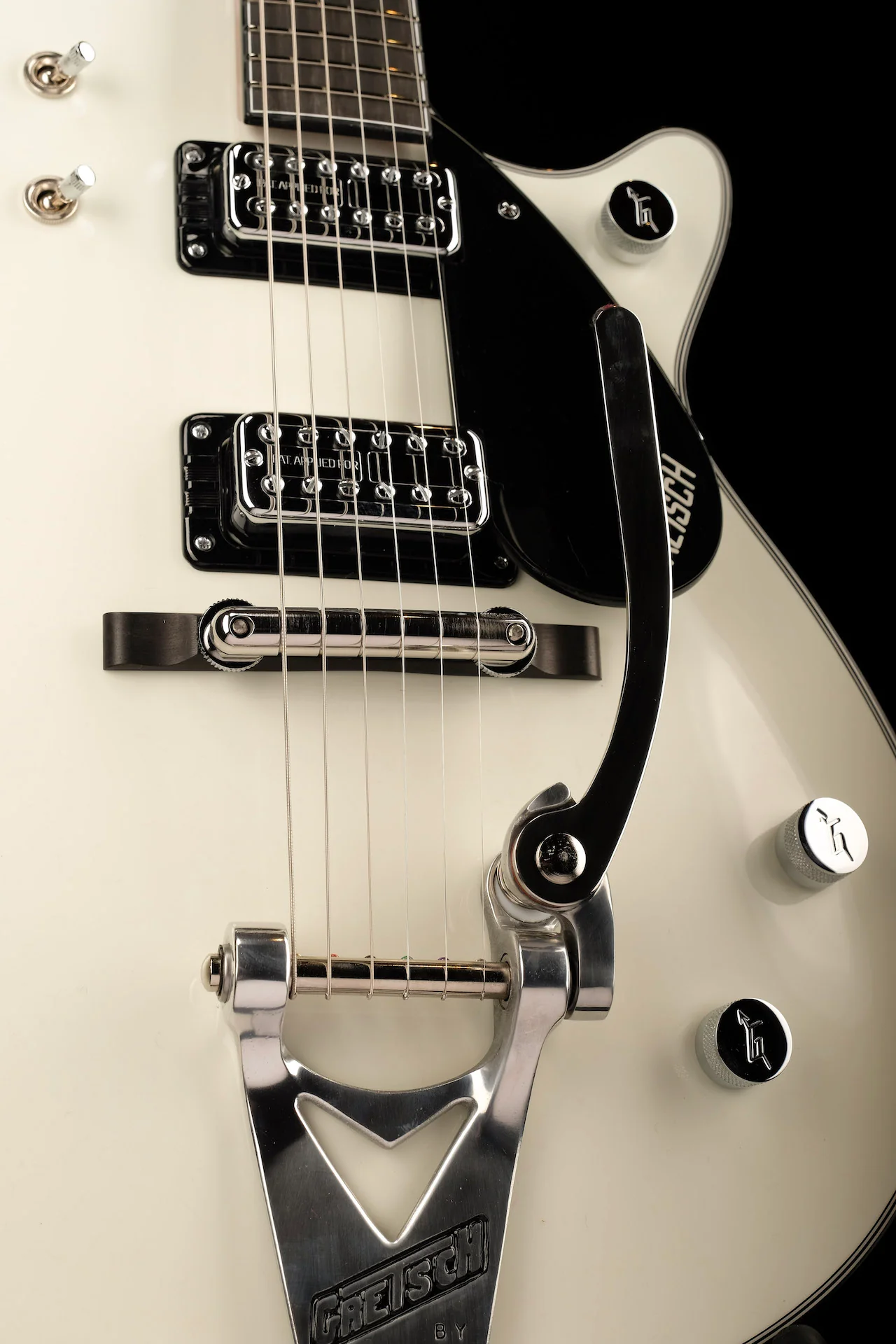 Gretsch Custom Shop Masterbuilt Stephen Stern 1959 Duo Jet NOS Olympic White - Image 6