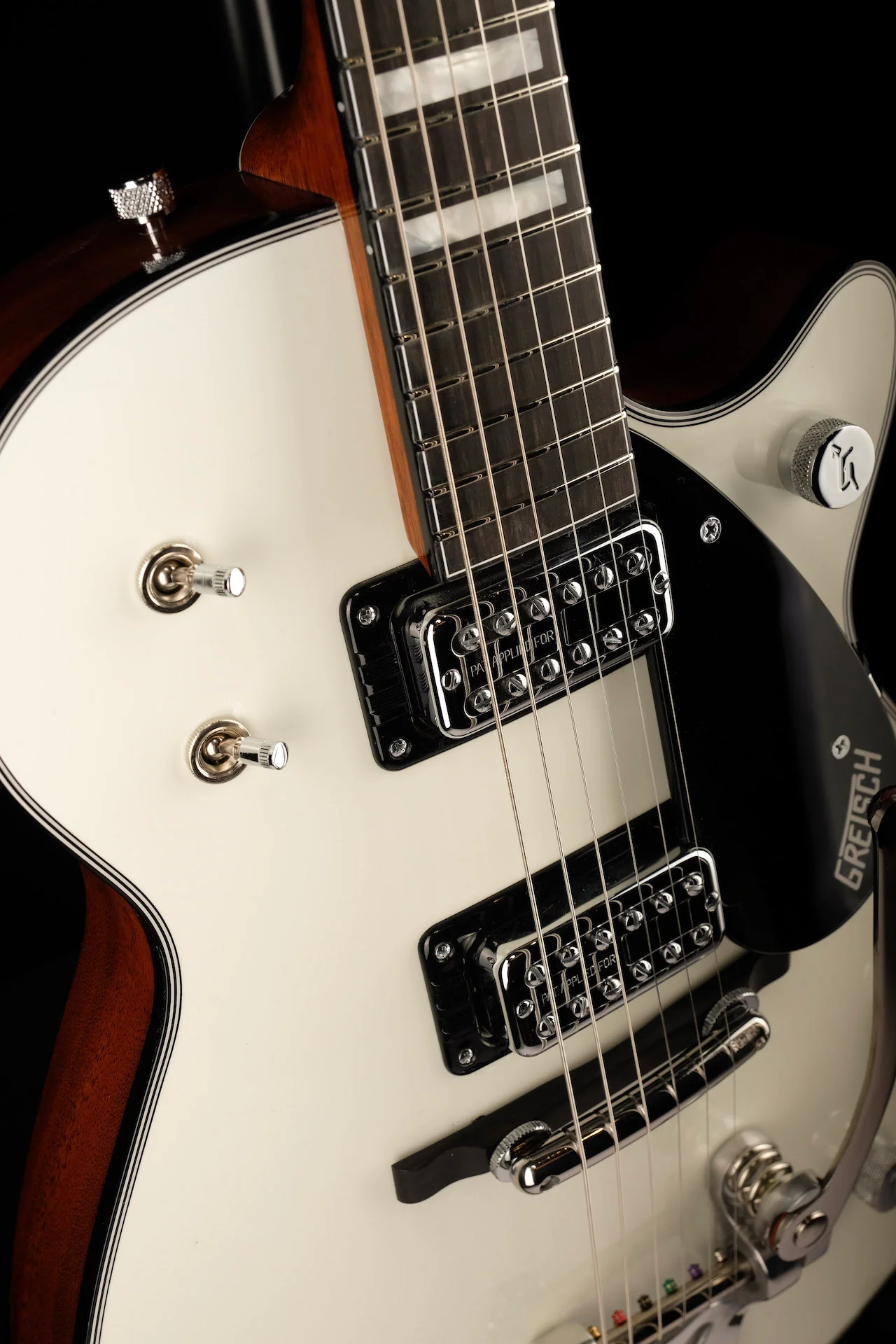 Gretsch Custom Shop Masterbuilt Stephen Stern 1959 Duo Jet NOS Olympic White - Image 8