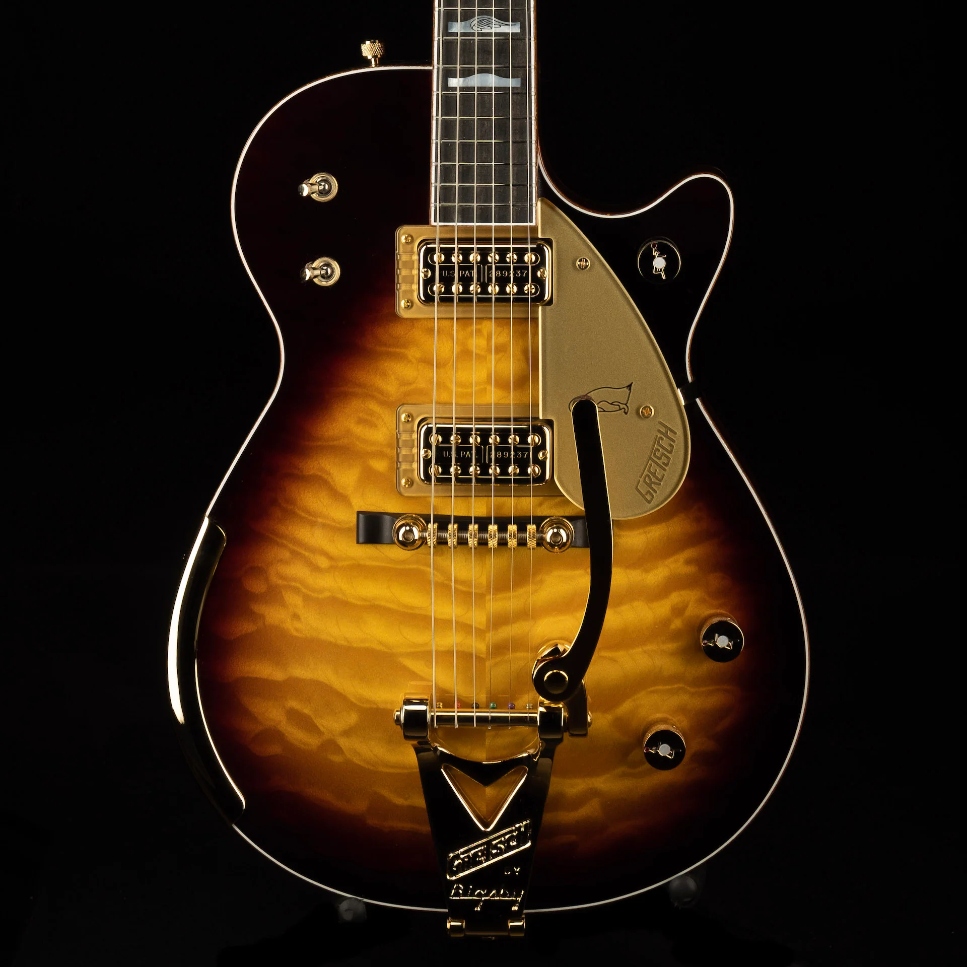 Gretsch Custom Shop Masterbuilt Stephen Stern 1959 Penguin Quilt Maple Top NOS 2-Tone Sunburst