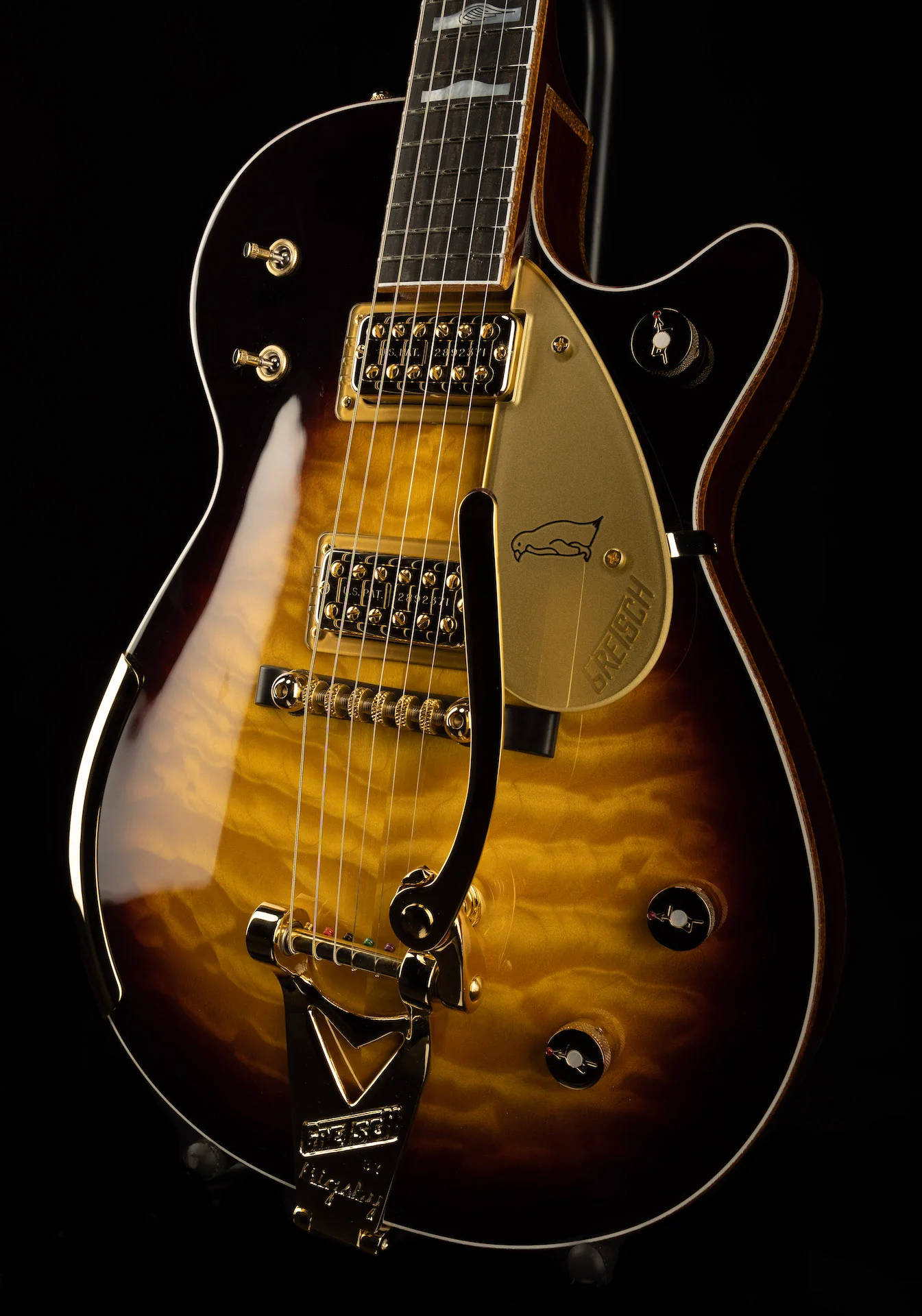 Gretsch Custom Shop Masterbuilt Stephen Stern 1959 Penguin Quilt Maple Top NOS 2-Tone Sunburst - Image 10