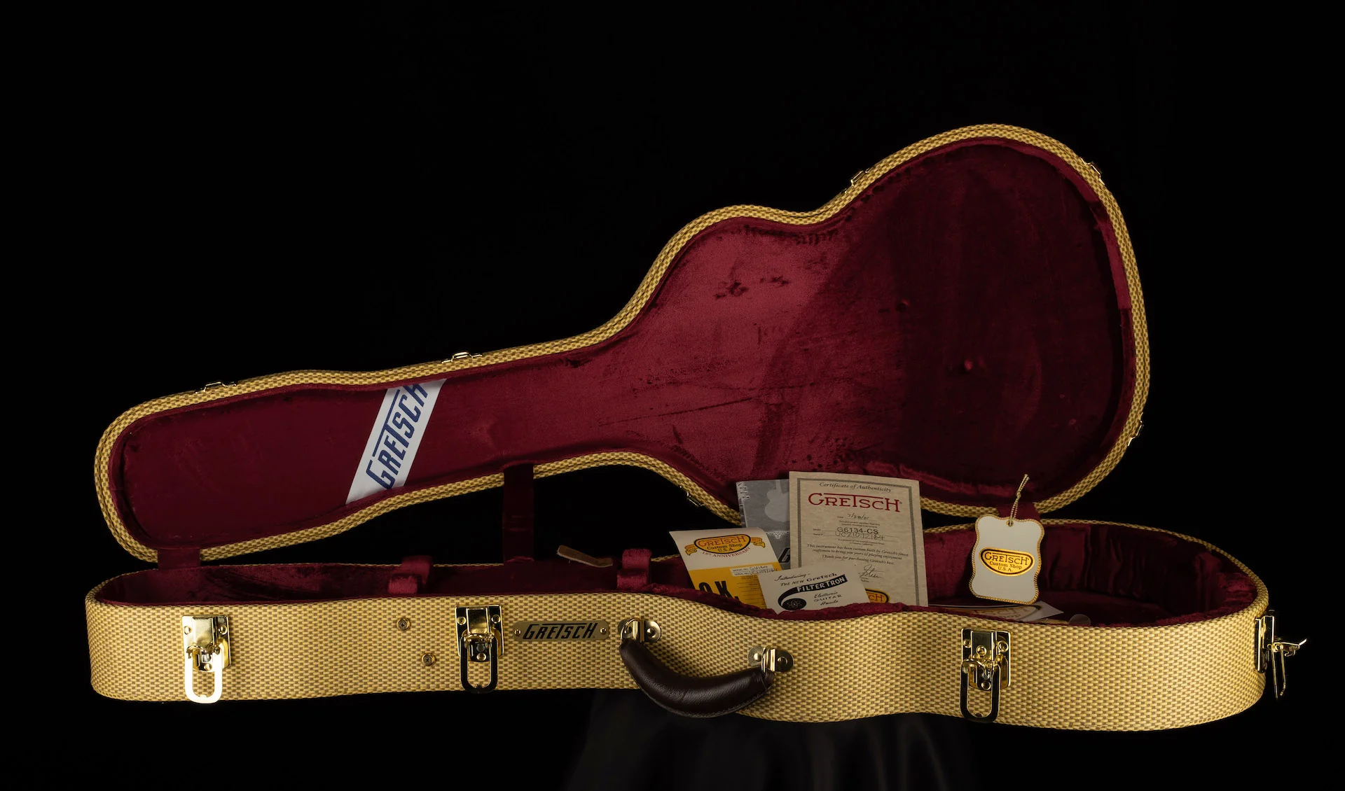Gretsch Custom Shop Masterbuilt Stephen Stern 1959 Penguin Quilt Maple Top NOS 2-Tone Sunburst - Image 19
