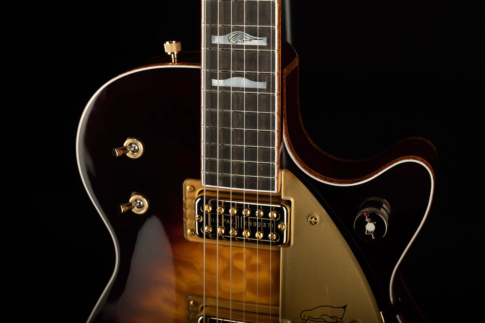Gretsch Custom Shop Masterbuilt Stephen Stern 1959 Penguin Quilt Maple Top NOS 2-Tone Sunburst - Image 5