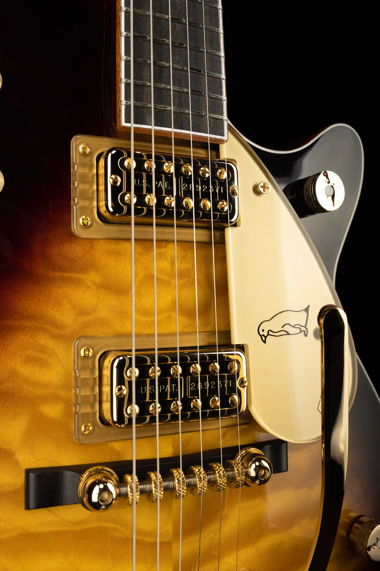 Gretsch Custom Shop Masterbuilt Stephen Stern 1959 Penguin Quilt Maple Top NOS 2-Tone Sunburst - Image 9