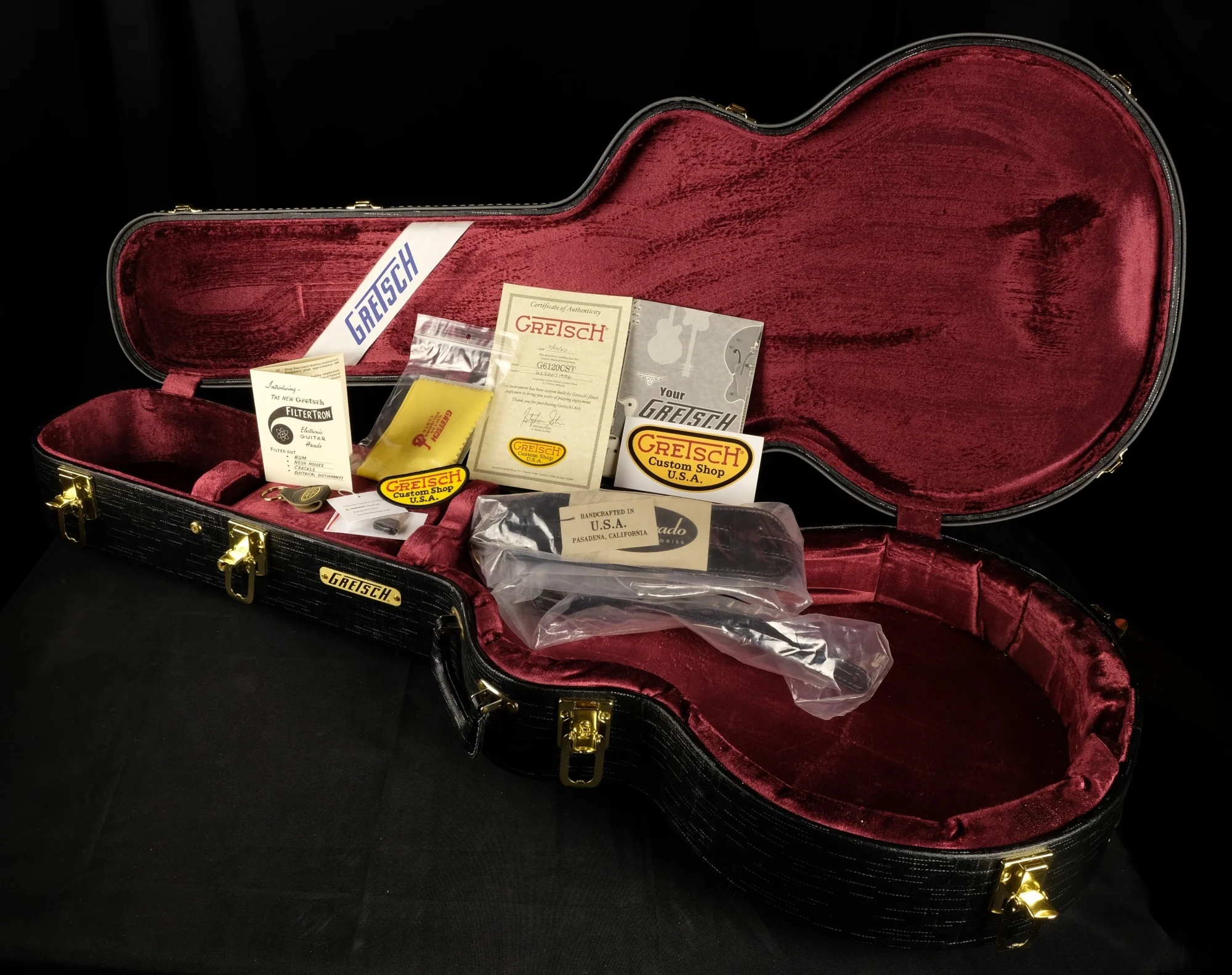 Gretsch Custom Shop Masterbuilt Stephen Stern G6120CS '62 Doublecut Closet Classic Dark Amber Natural Electric Guitar With Case - Image 20