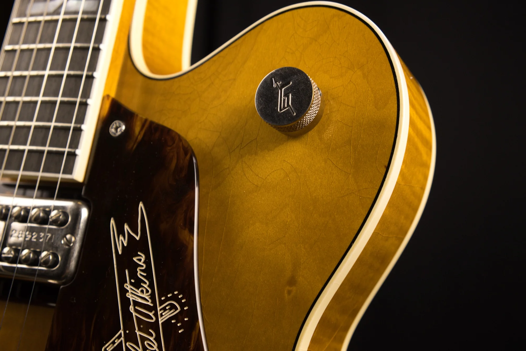 Gretsch Custom Shop Masterbuilt Stephen Stern G6120CS '62 Doublecut Closet Classic Dark Amber Natural Electric Guitar With Case - Image 8