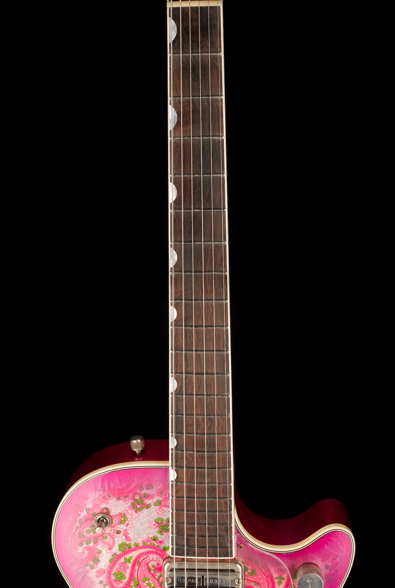 Gretsch Custom Shop Masterbuilt Stephen Stern G6128-JR Duo Jet Jr. Relic Pink Paisley With Case - Image 11