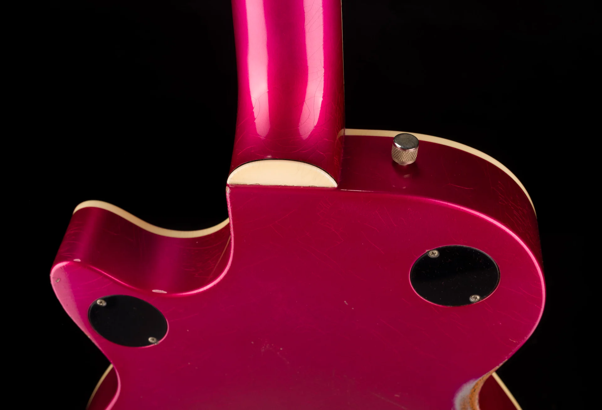 Gretsch Custom Shop Masterbuilt Stephen Stern G6128-JR Duo Jet Jr. Relic Pink Paisley With Case - Image 14