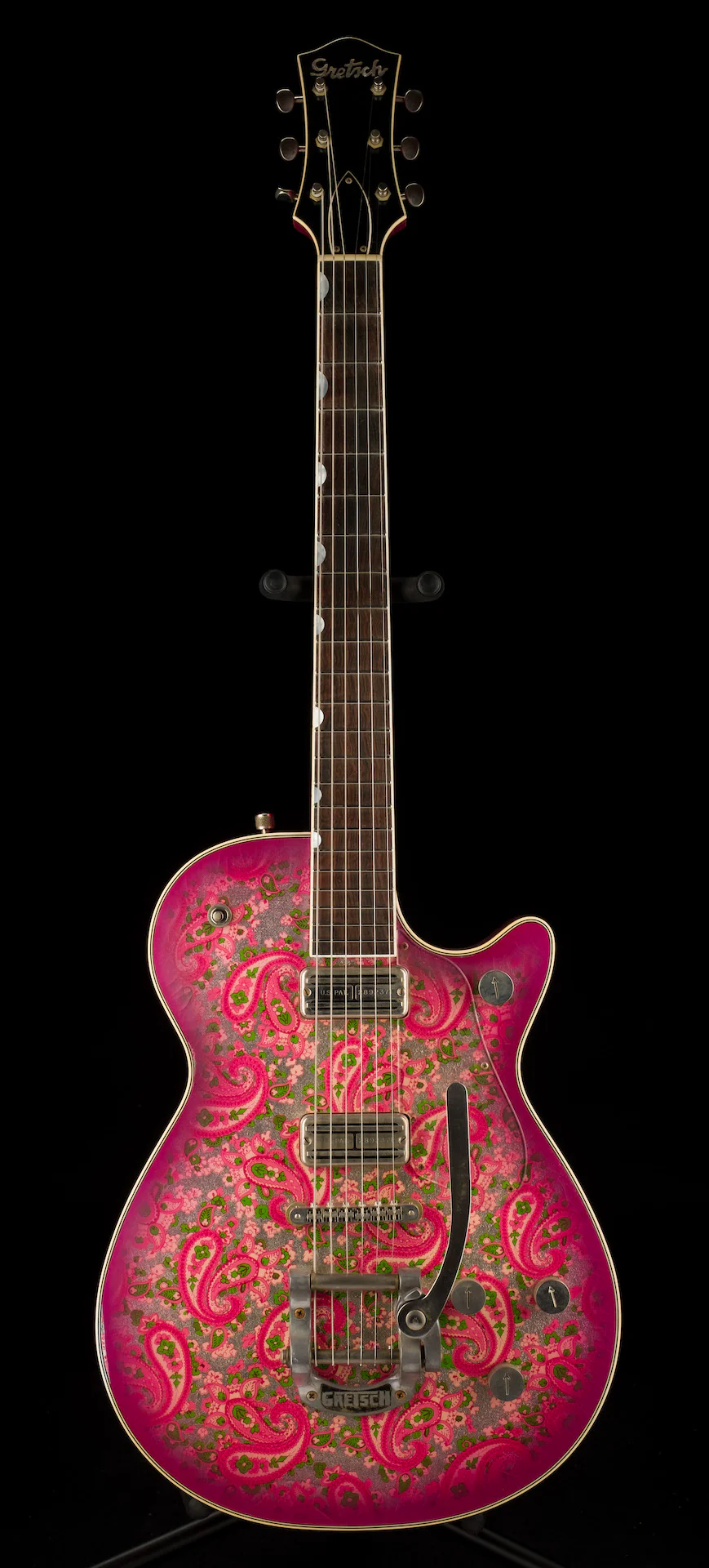 Gretsch Custom Shop Masterbuilt Stephen Stern G6128-JR Duo Jet Jr. Relic Pink Paisley With Case - Image 2