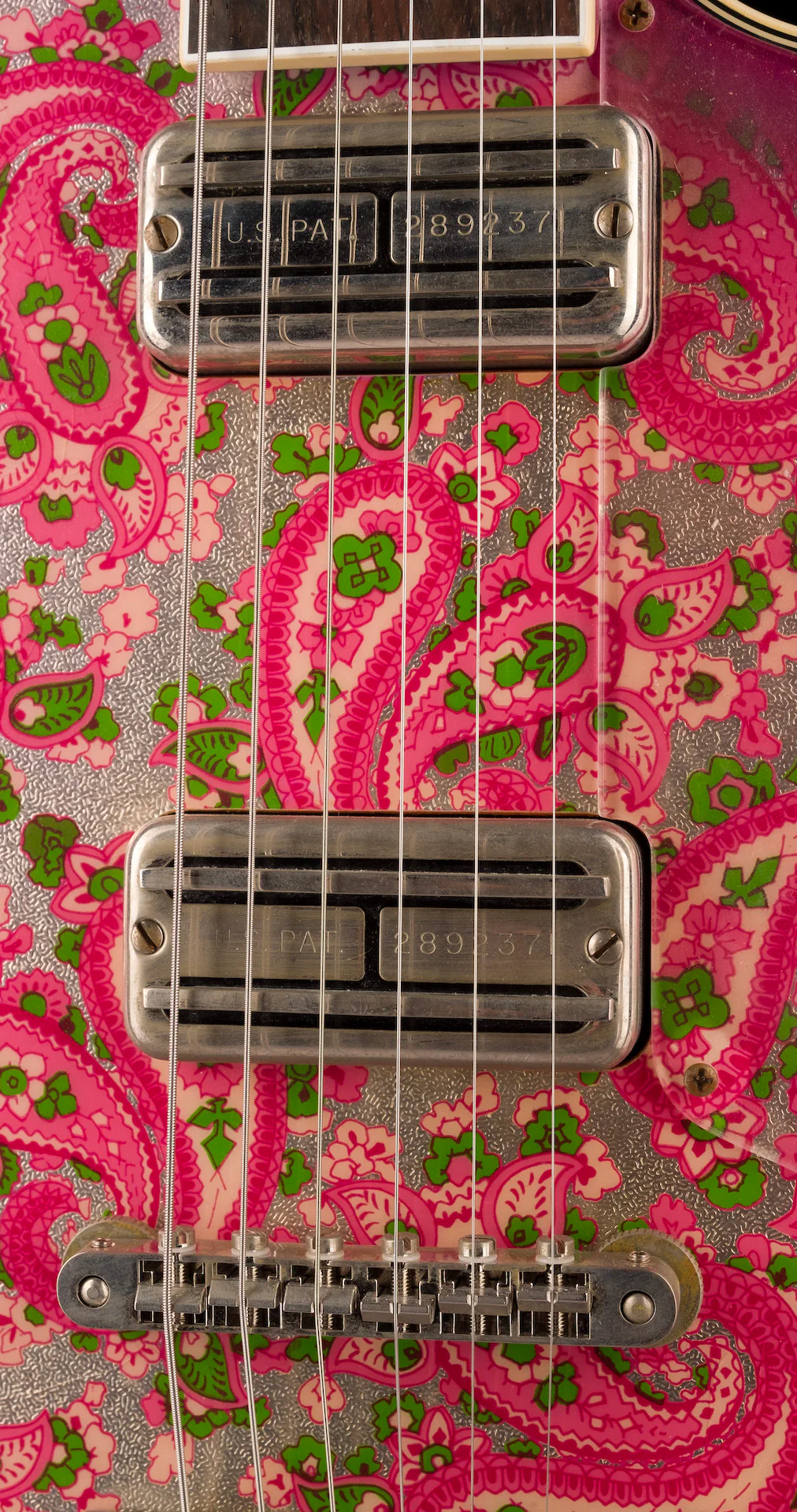 Gretsch Custom Shop Masterbuilt Stephen Stern G6128-JR Duo Jet Jr. Relic Pink Paisley With Case - Image 7