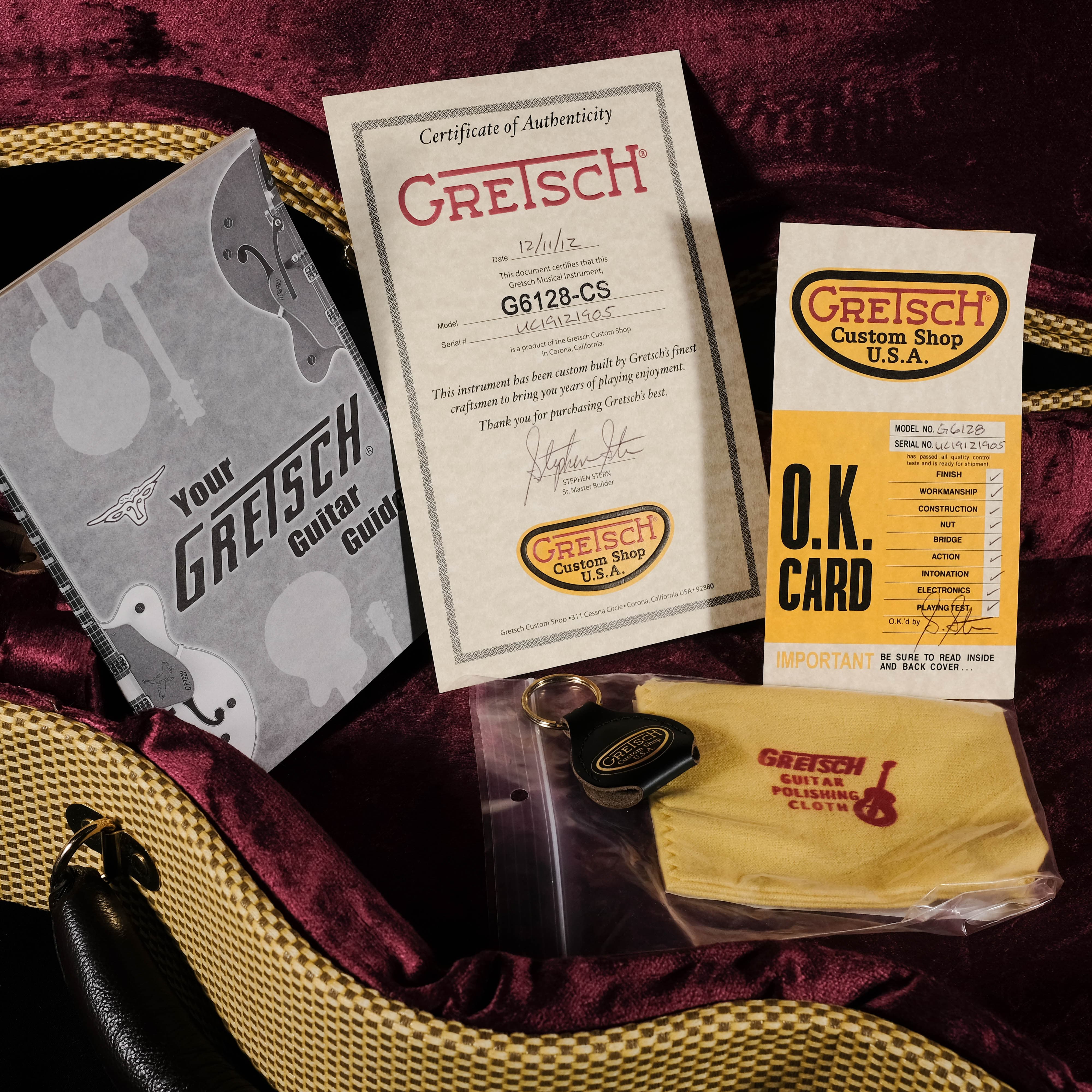 Gretsch Custom Shop Masterbuilt Stephen Stern G6128CS 1959 Duo Jet Closet Classic Champagne Sparkle - Image 13