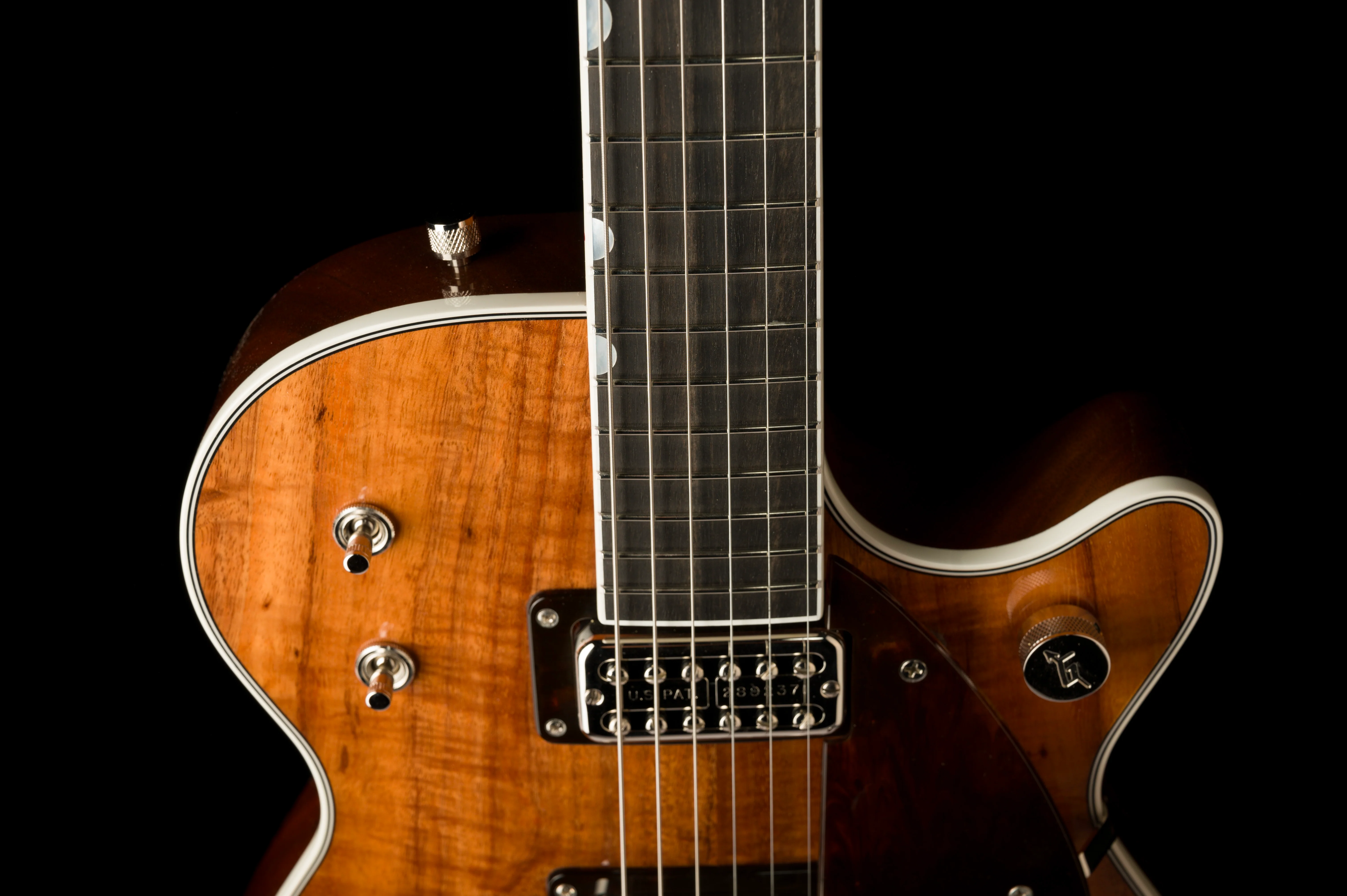 Gretsch Custom Shop Masterbuilt G6128CS-59 Koa Duo Jet With Case - Image 3