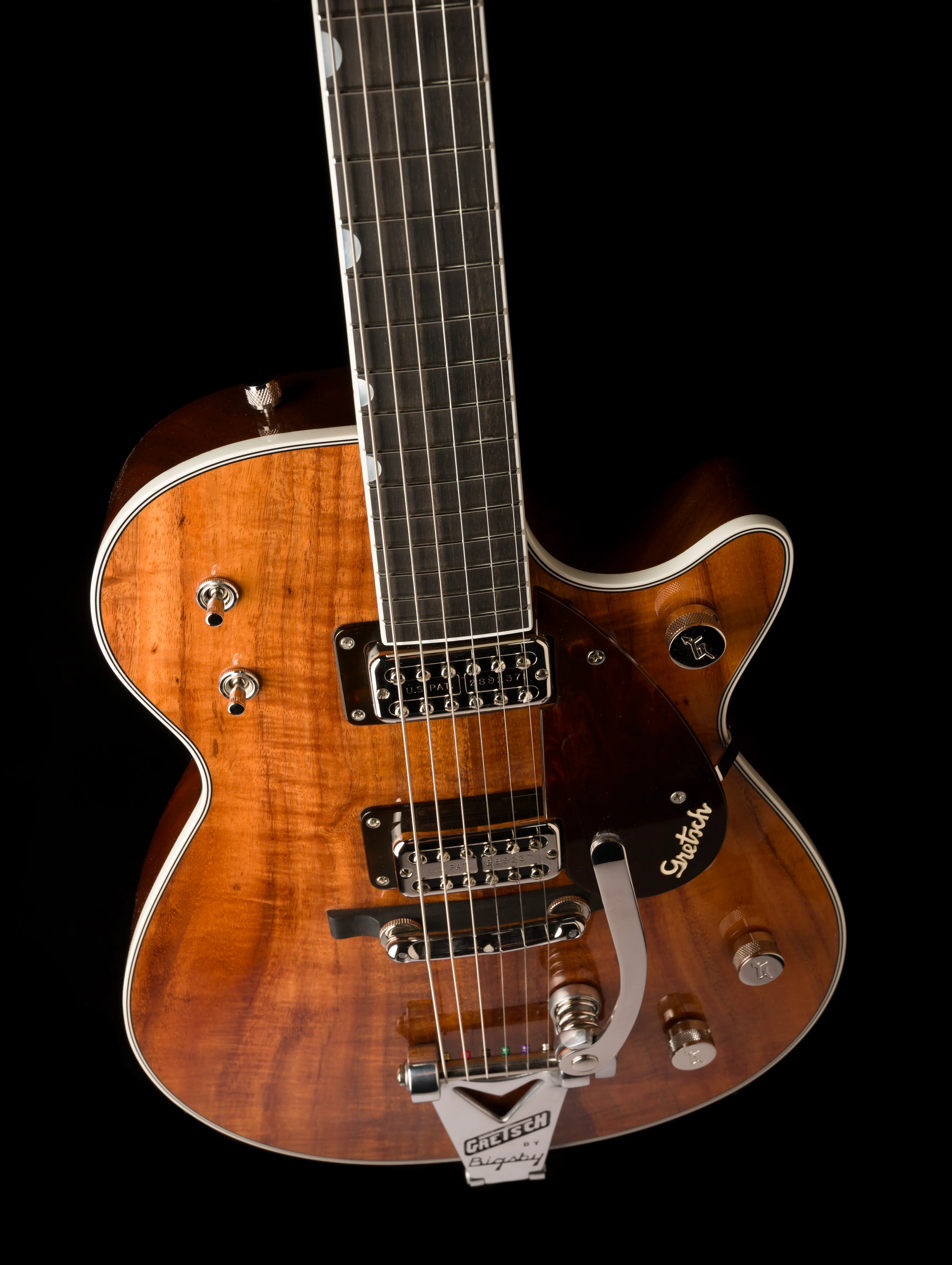 Gretsch Custom Shop Masterbuilt G6128CS-59 Koa Duo Jet With Case - Image 4