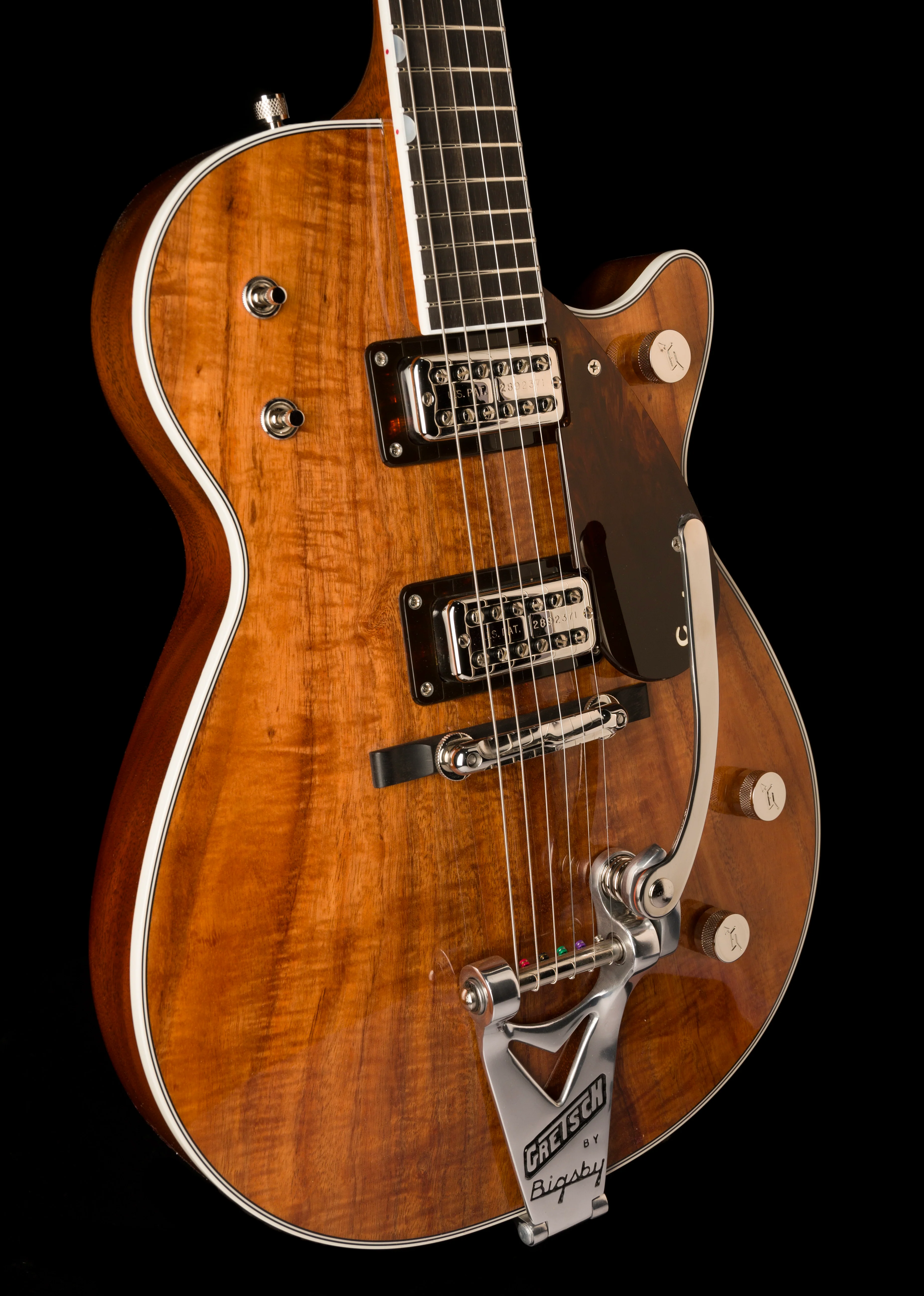 Gretsch Custom Shop Masterbuilt G6128CS-59 Koa Duo Jet With Case - Image 9