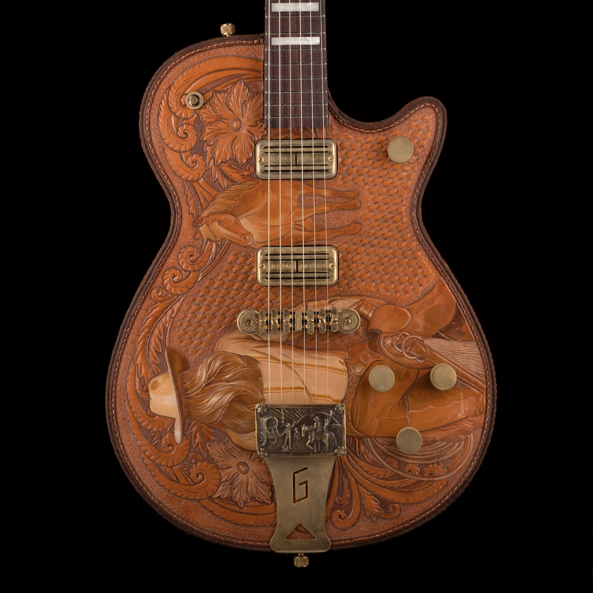 Gretsch Custom Shop Masterbuilt Stephen Stern G6130-CST Leather Roundup Closet Classic