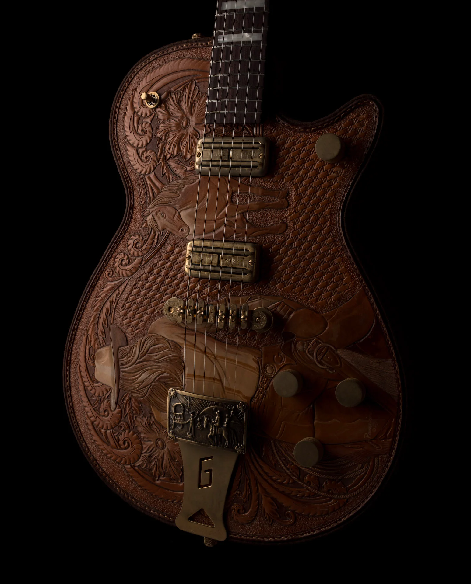 Gretsch Custom Shop Masterbuilt Stephen Stern G6130-CST Leather Roundup Closet Classic - Image 10