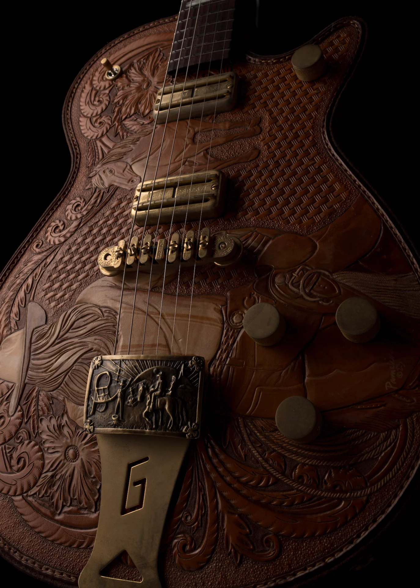 Gretsch Custom Shop Masterbuilt Stephen Stern G6130-CST Leather Roundup Closet Classic - Image 11