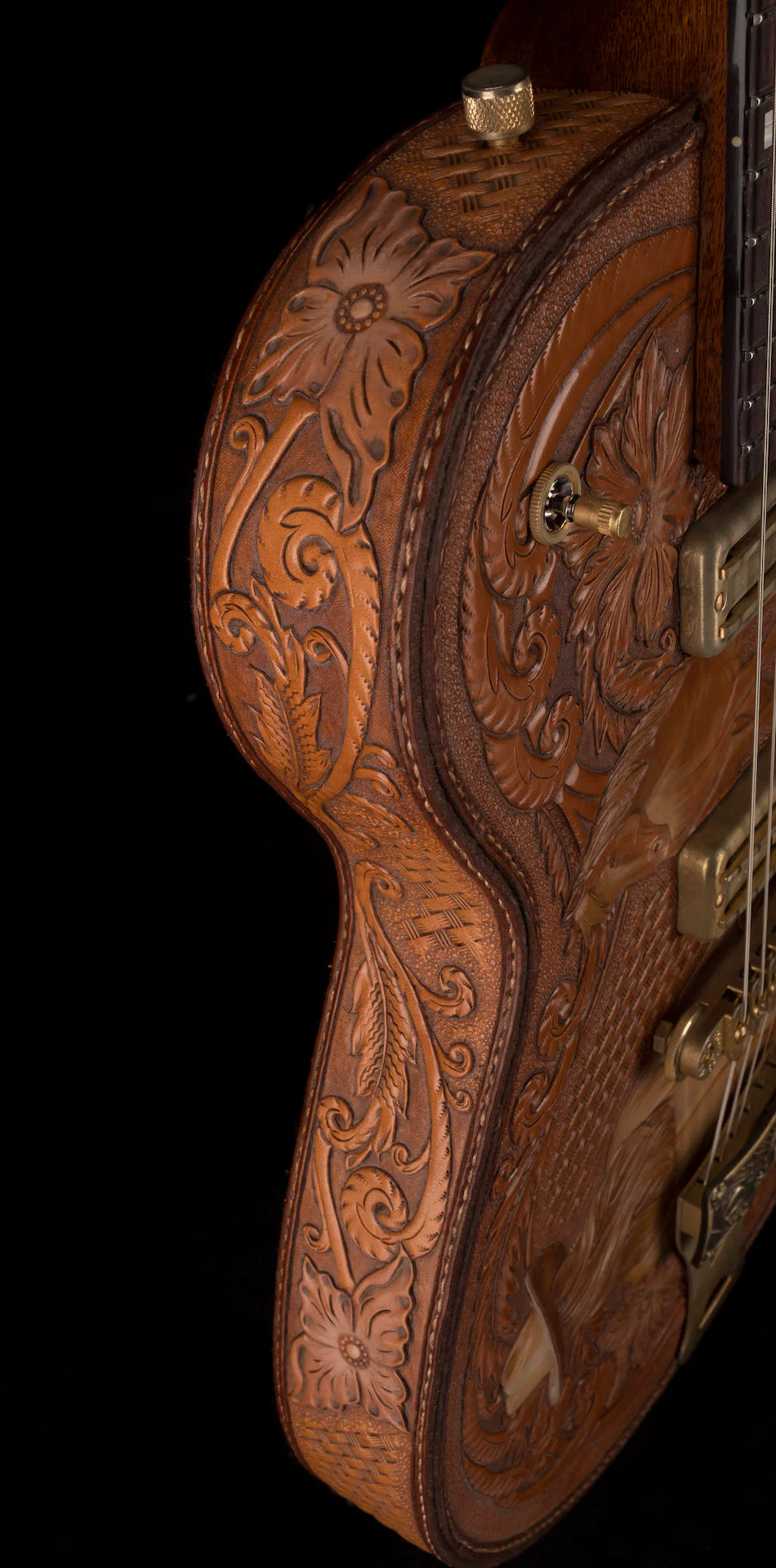 Gretsch Custom Shop Masterbuilt Stephen Stern G6130-CST Leather Roundup Closet Classic - Image 12