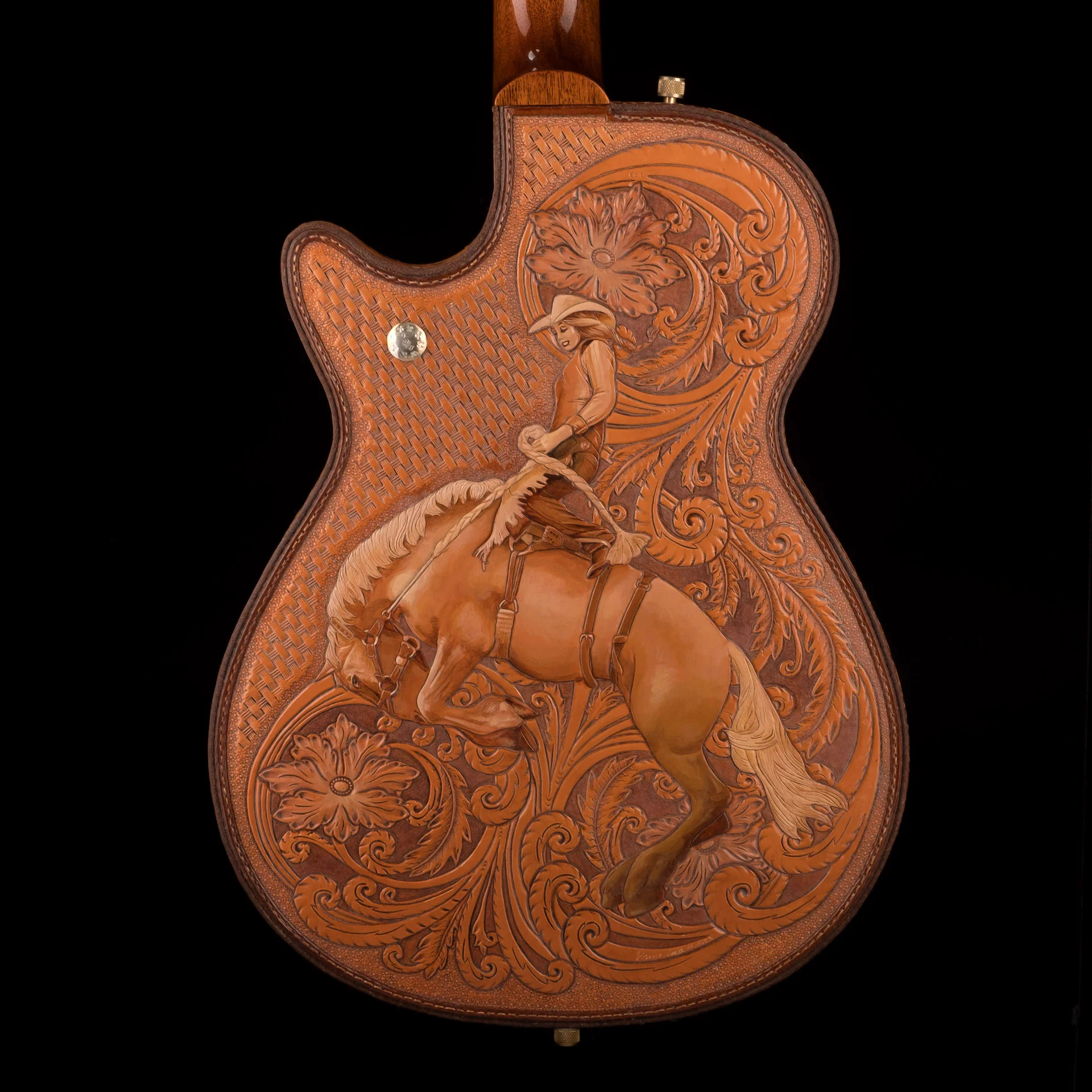 Gretsch Custom Shop Masterbuilt Stephen Stern G6130-CST Leather Roundup Closet Classic - Image 15