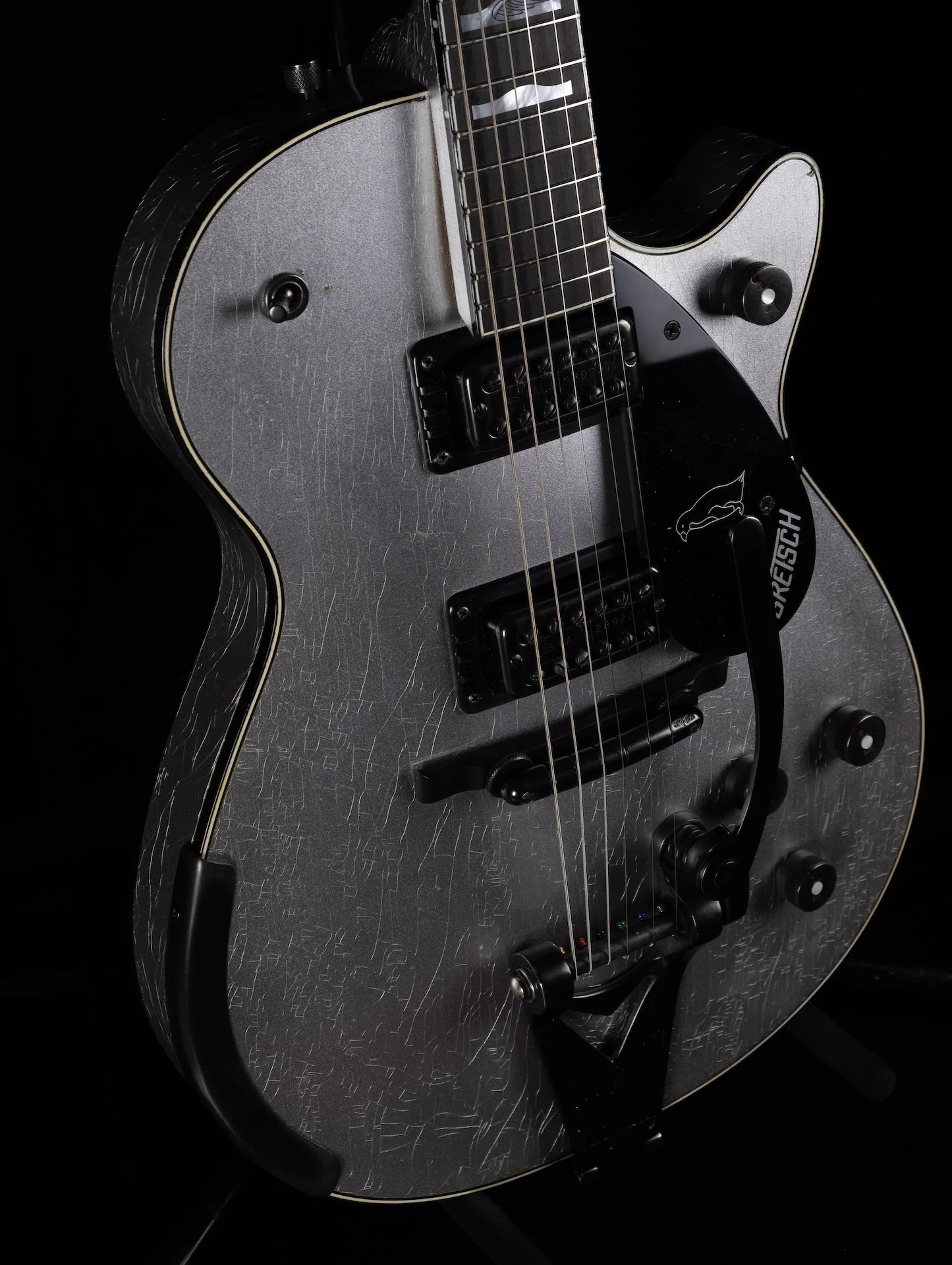 Gretsch Custom Shop Masterbuilt Stephen Stern G614CS 1955 Quicksilver Penguin Relic - Image 11
