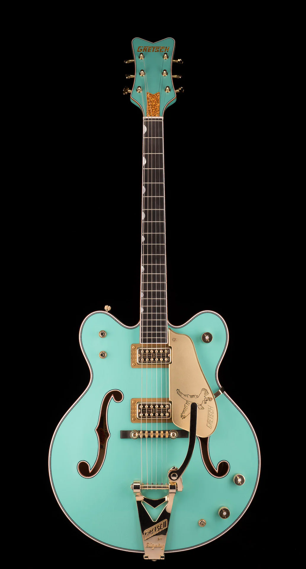 Gretsch Custom Shop Masterbuilt Stephen Stern G6136CS 1962 Seafoam Falcon Doublecut Closet Classic - Image 2