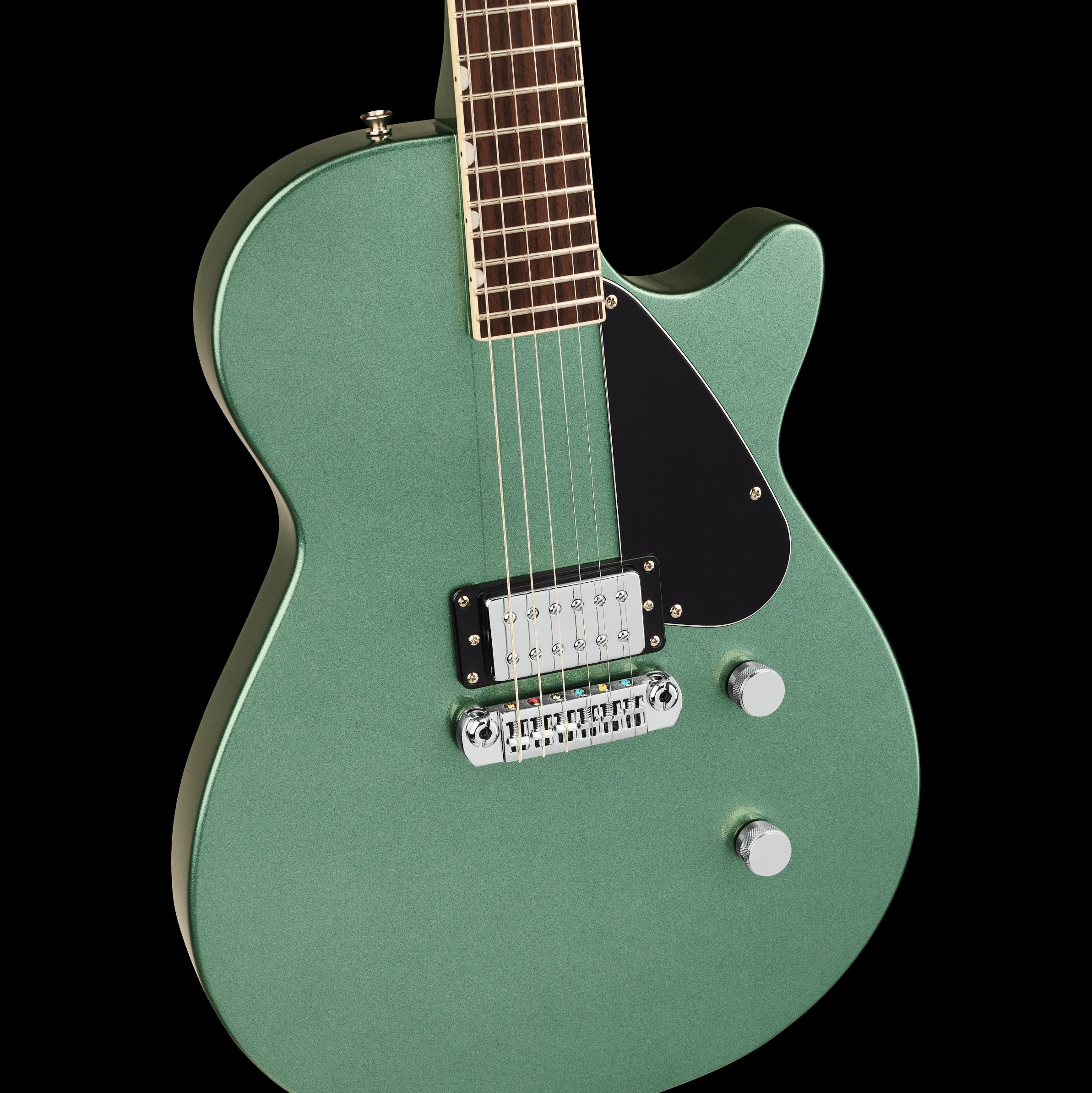 Gretsch Electromatic Jet Club 1 Pickup Rosewood Fingerboard Steel Olive - Image 4