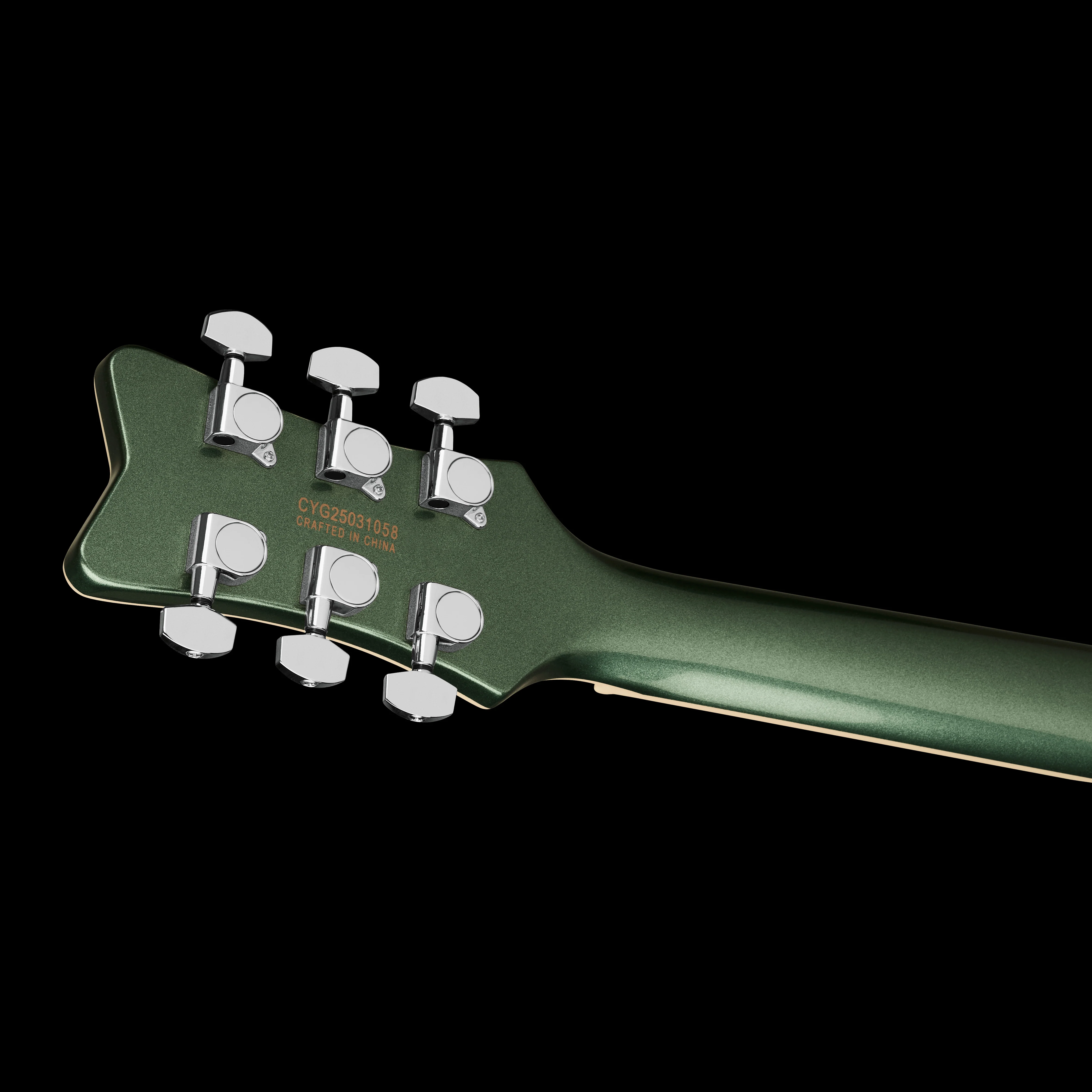 Gretsch Electromatic Jet Club 1 Pickup Rosewood Fingerboard Steel Olive - Image 7
