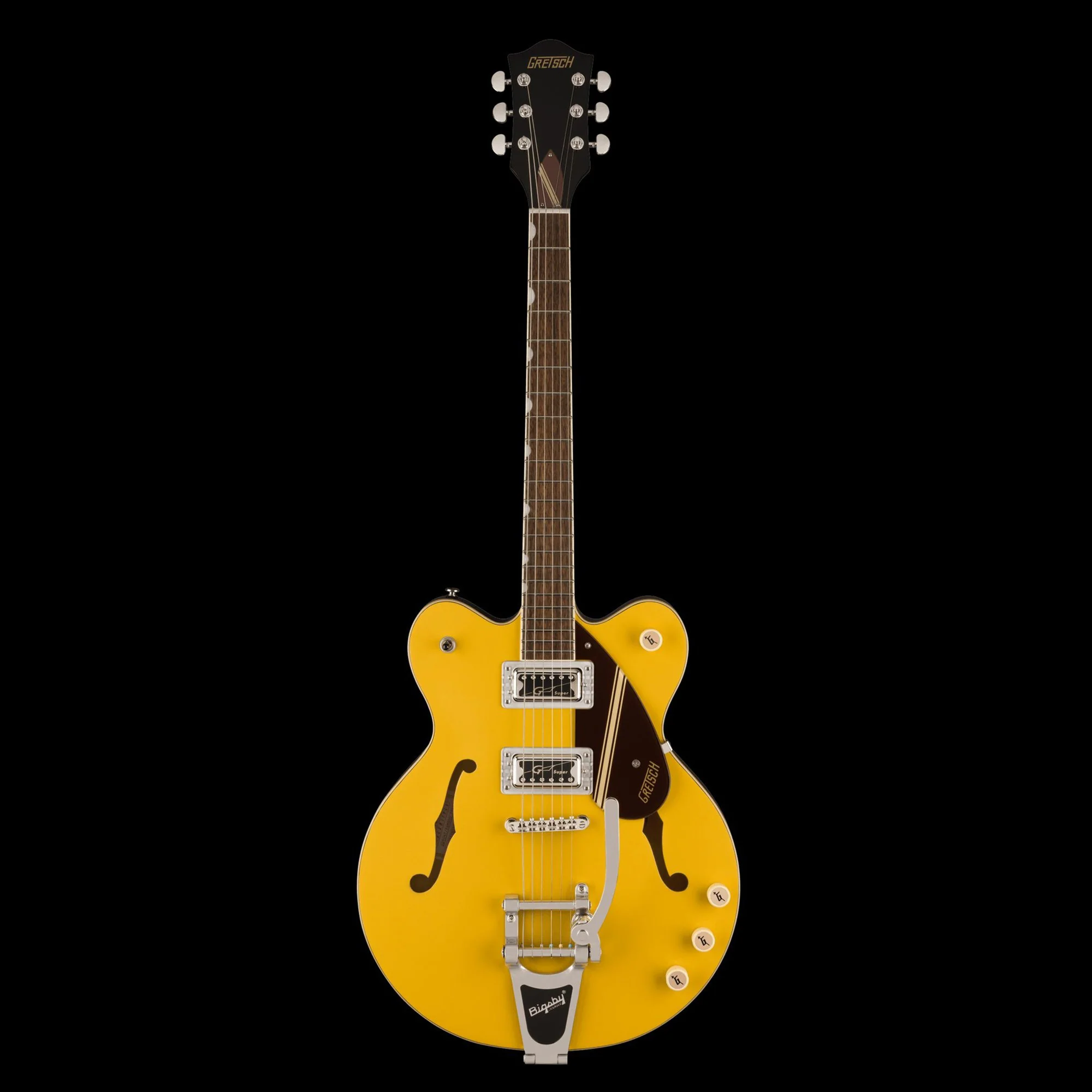 Gretsch G2604T Limited Edition Streamliner Rally II Center Block With Bigsby Two-Tone Bamboo Yellow/Copper Metallic - Image 2