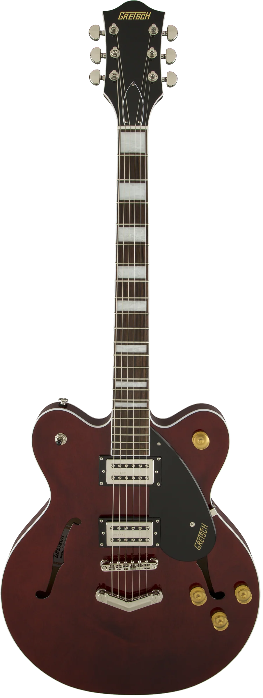 Gretsch G2622 Streamliner Center Block With V-Stop Tailpiece Broad'Tron Pickups Walnut Stain - Image 2