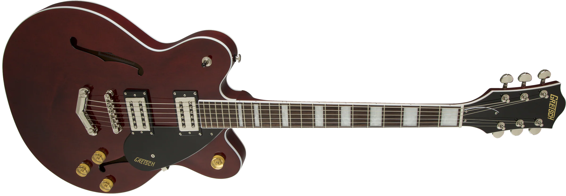 Gretsch G2622 Streamliner Center Block With V-Stop Tailpiece Broad'Tron Pickups Walnut Stain - Image 3
