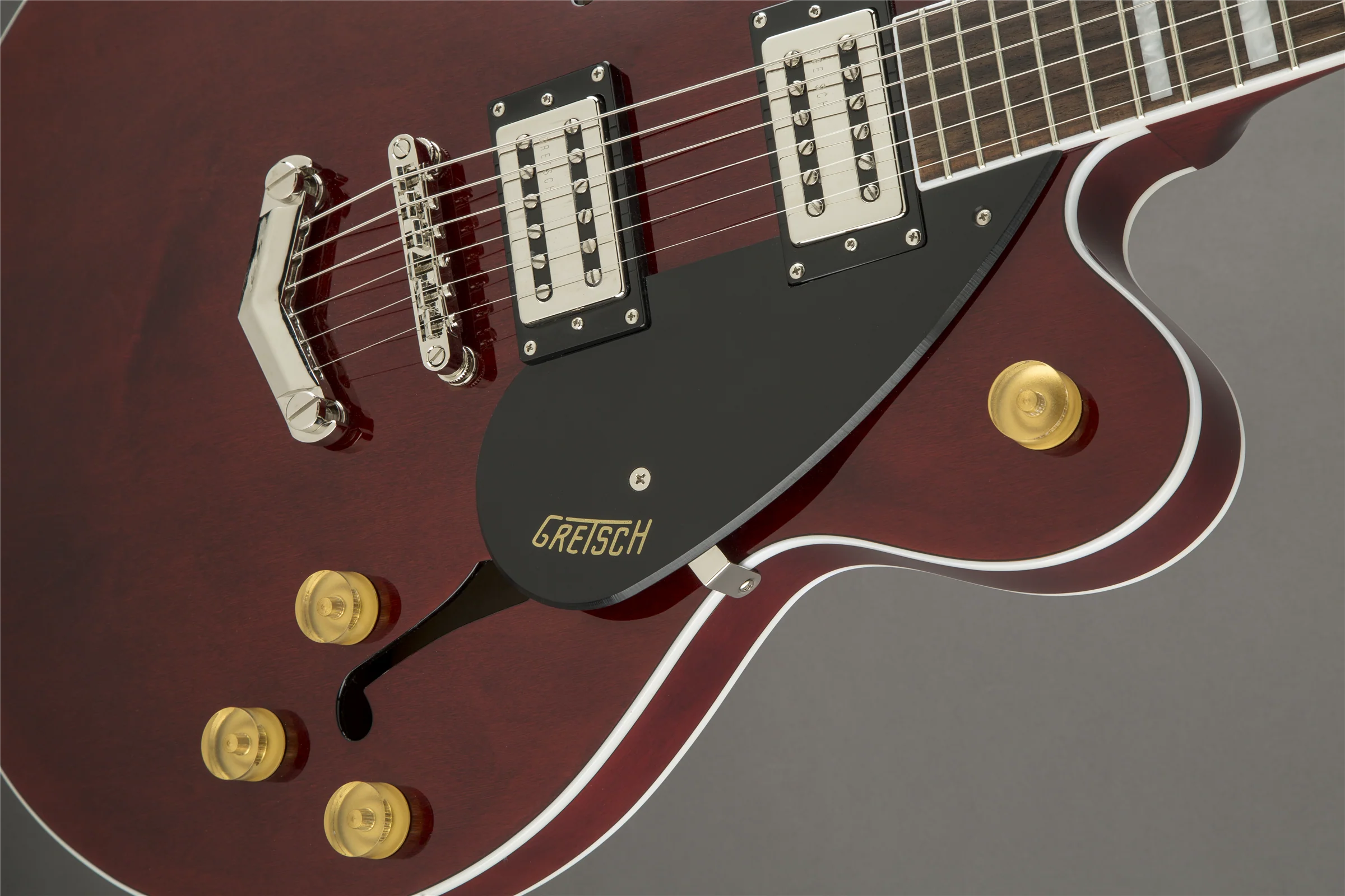 Gretsch G2622 Streamliner Center Block With V-Stop Tailpiece Broad'Tron Pickups Walnut Stain - Image 4