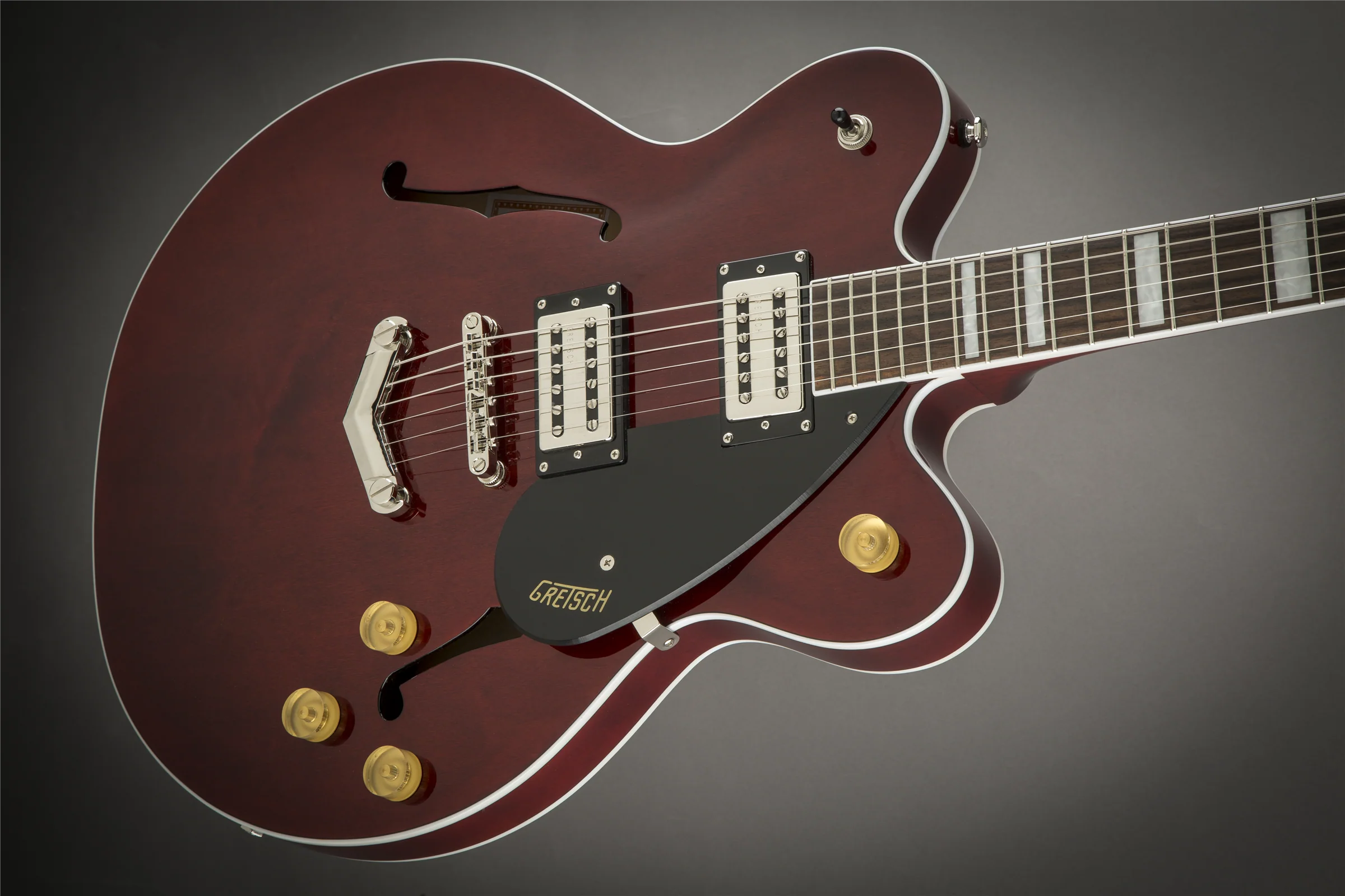 Gretsch G2622 Streamliner Center Block With V-Stop Tailpiece Broad'Tron Pickups Walnut Stain - Image 5